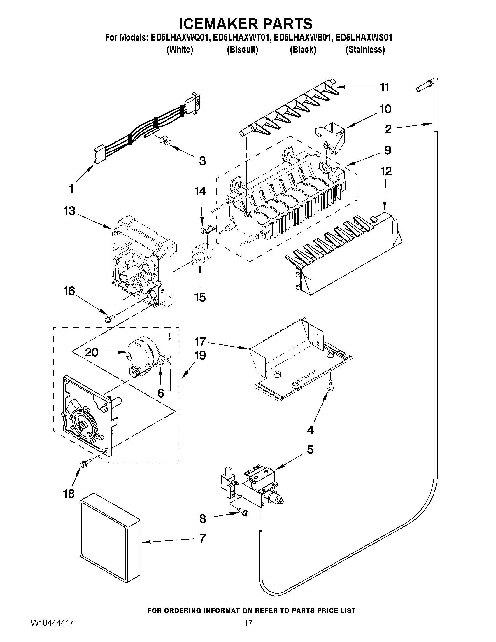 11 - ICEMAKER PARTS