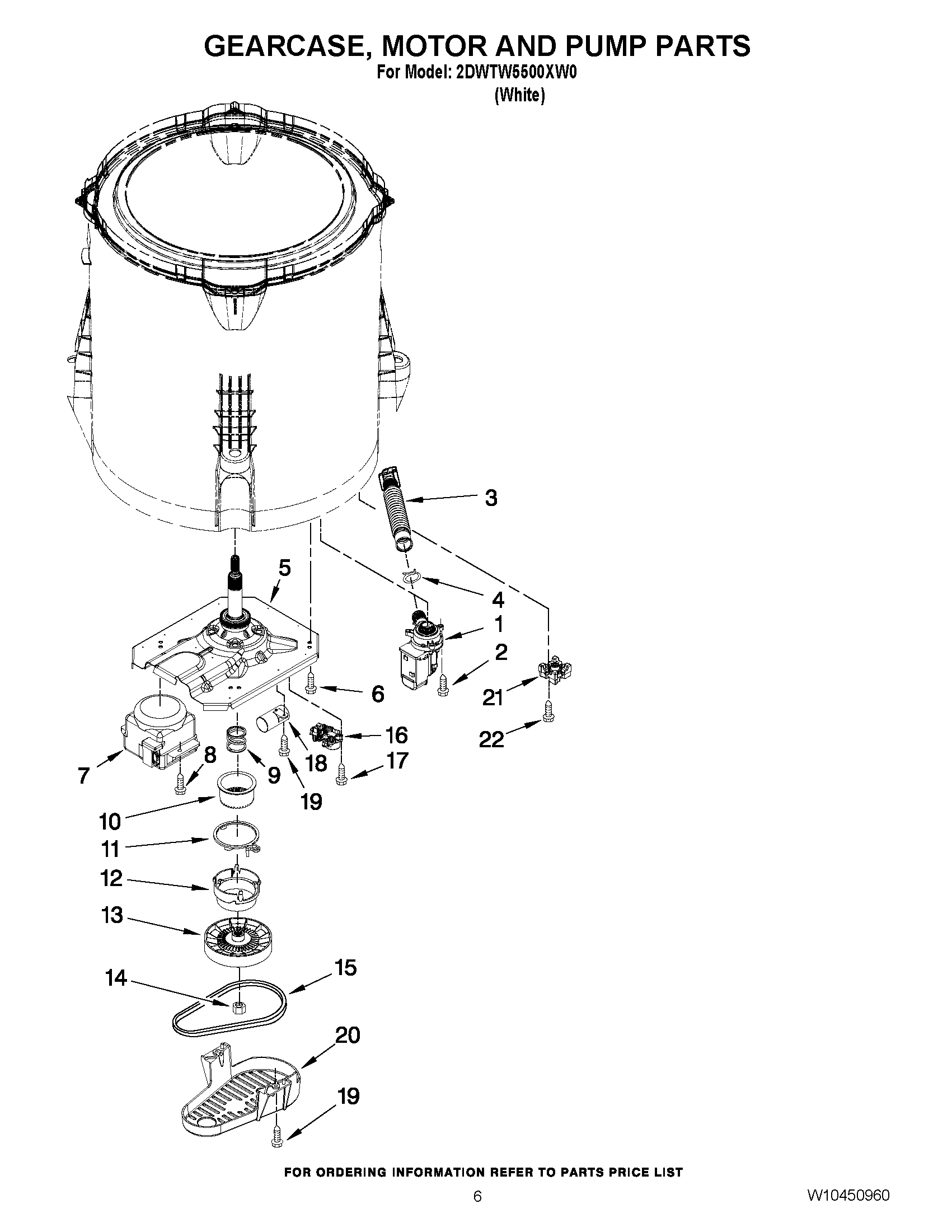 04 - GEARCASE, MOTOR AND PUMP PARTS