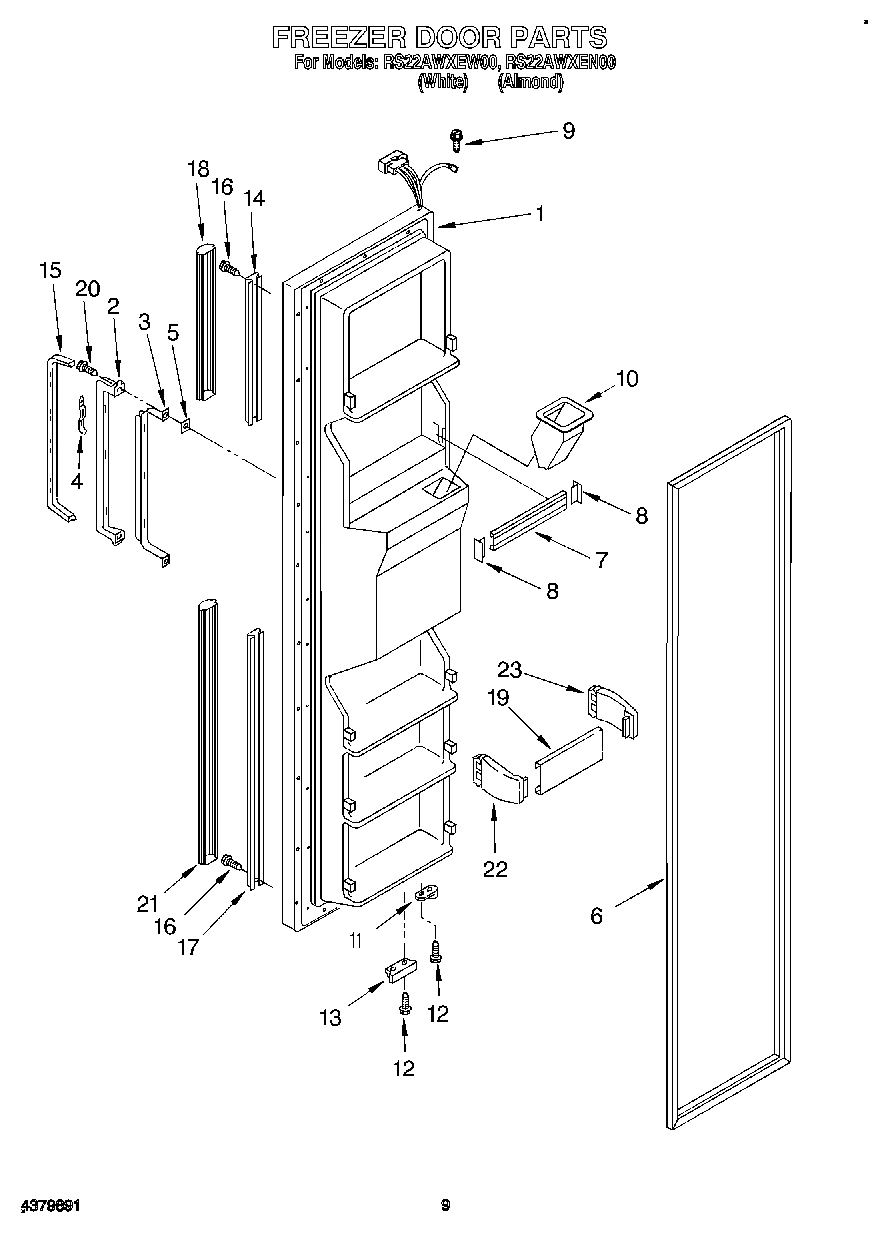 07 - FREEZER DOOR