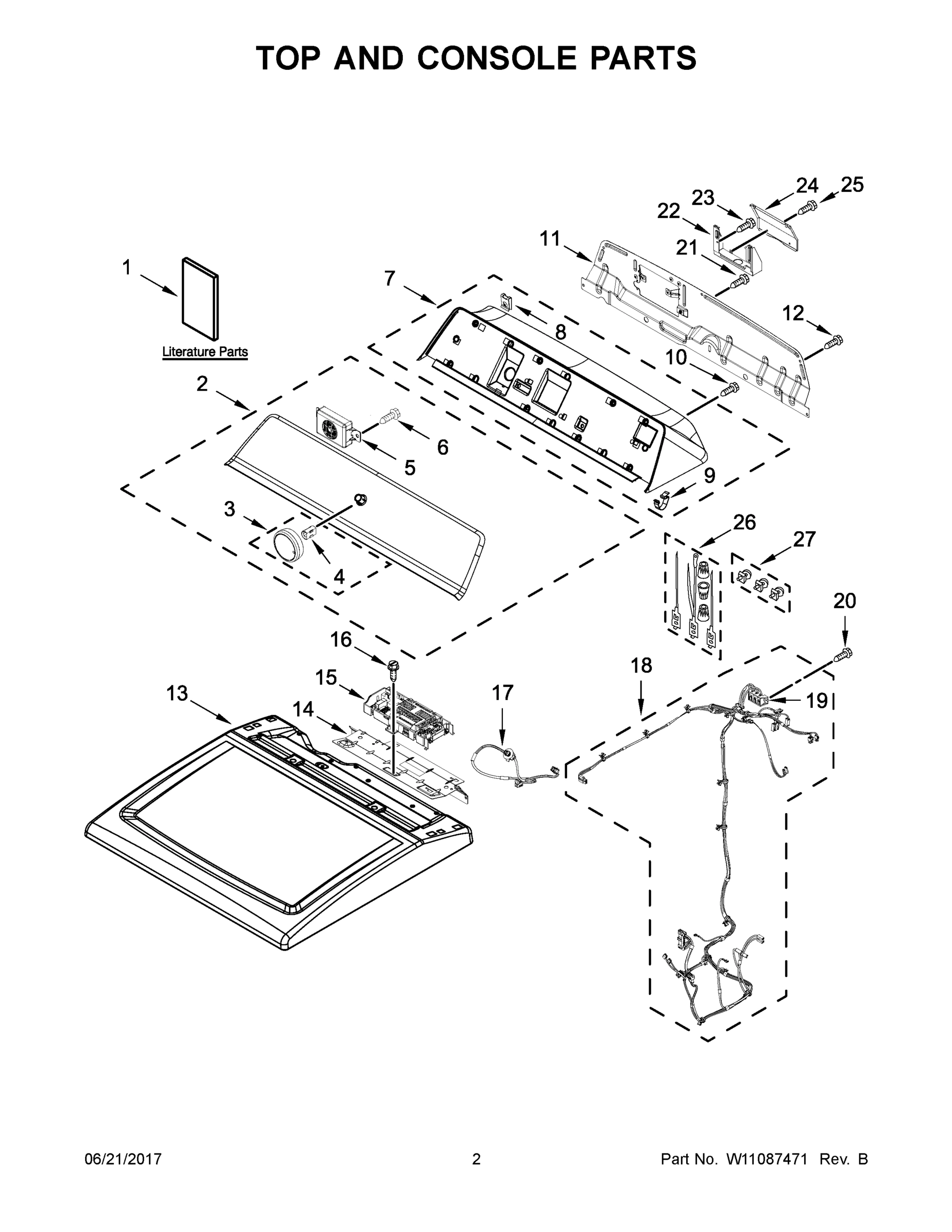 02 - TOP AND CONSOLE PARTS