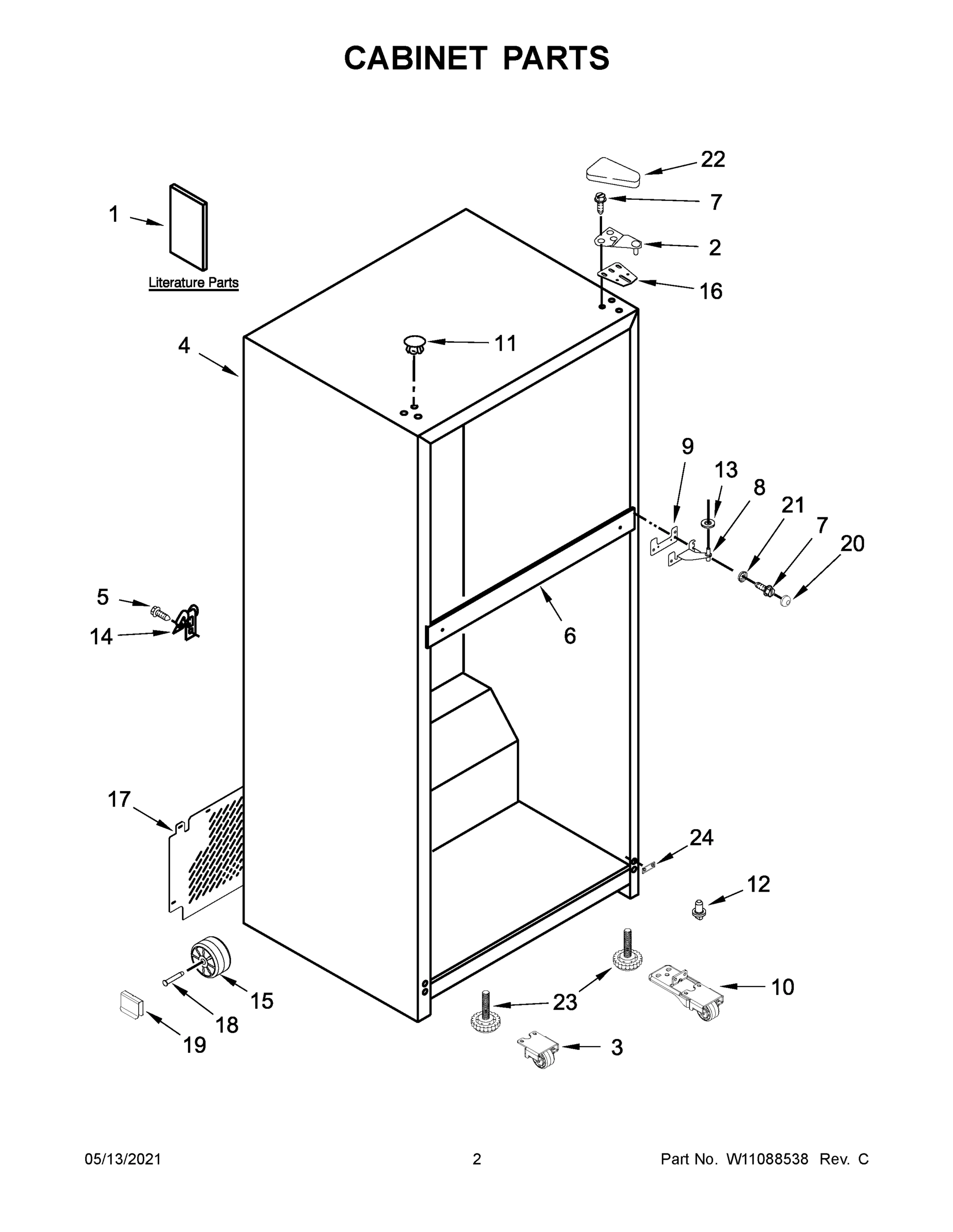 02 - CABINET PARTS