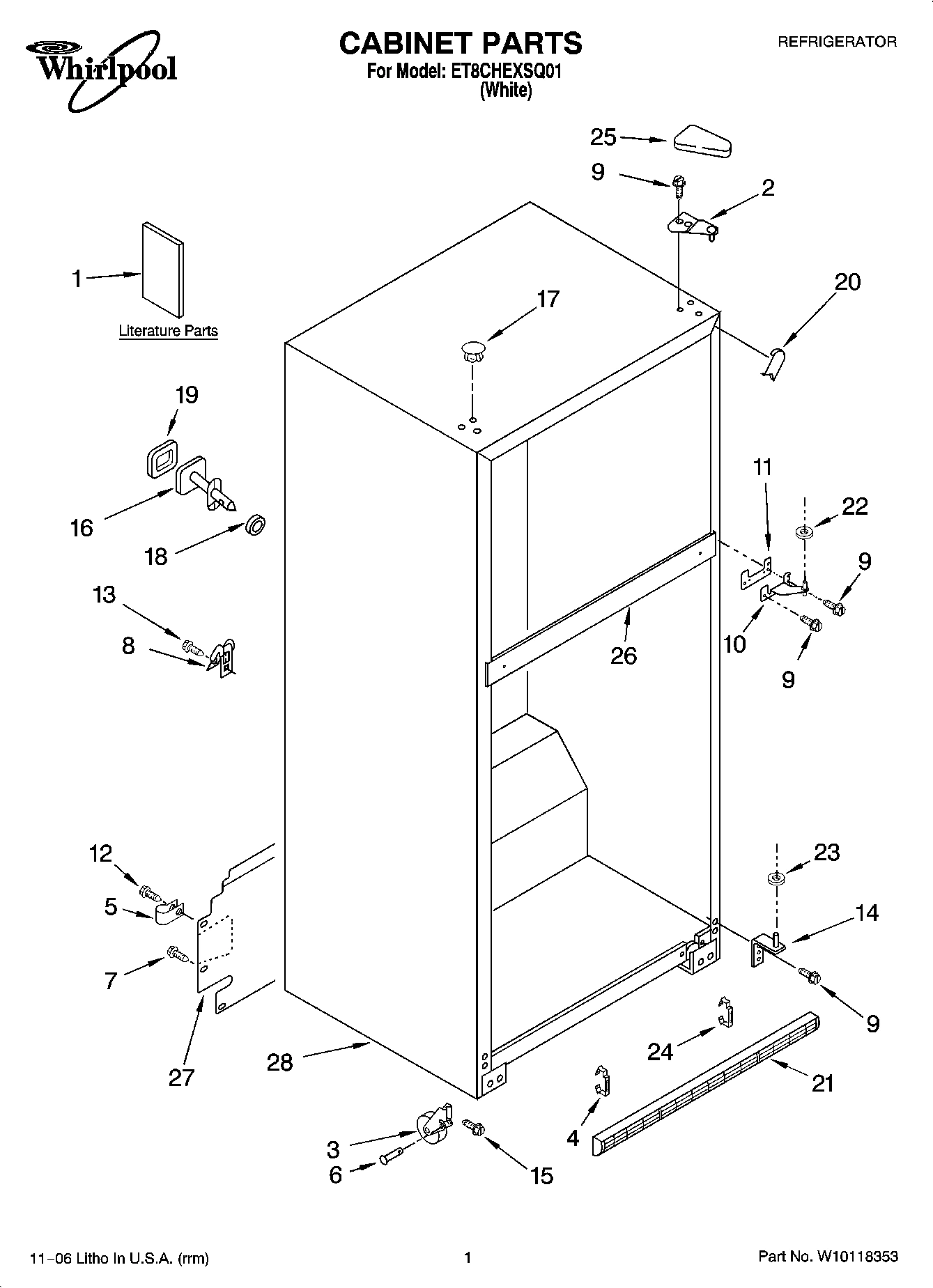 01 - CABINET PARTS