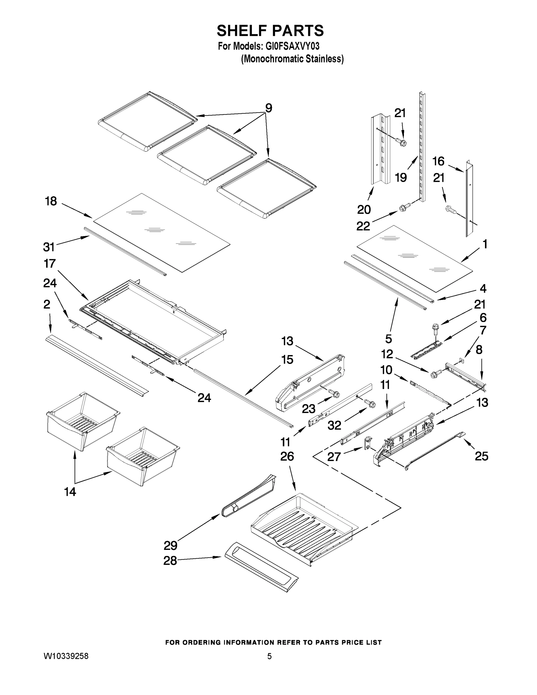 03 - SHELF PARTS