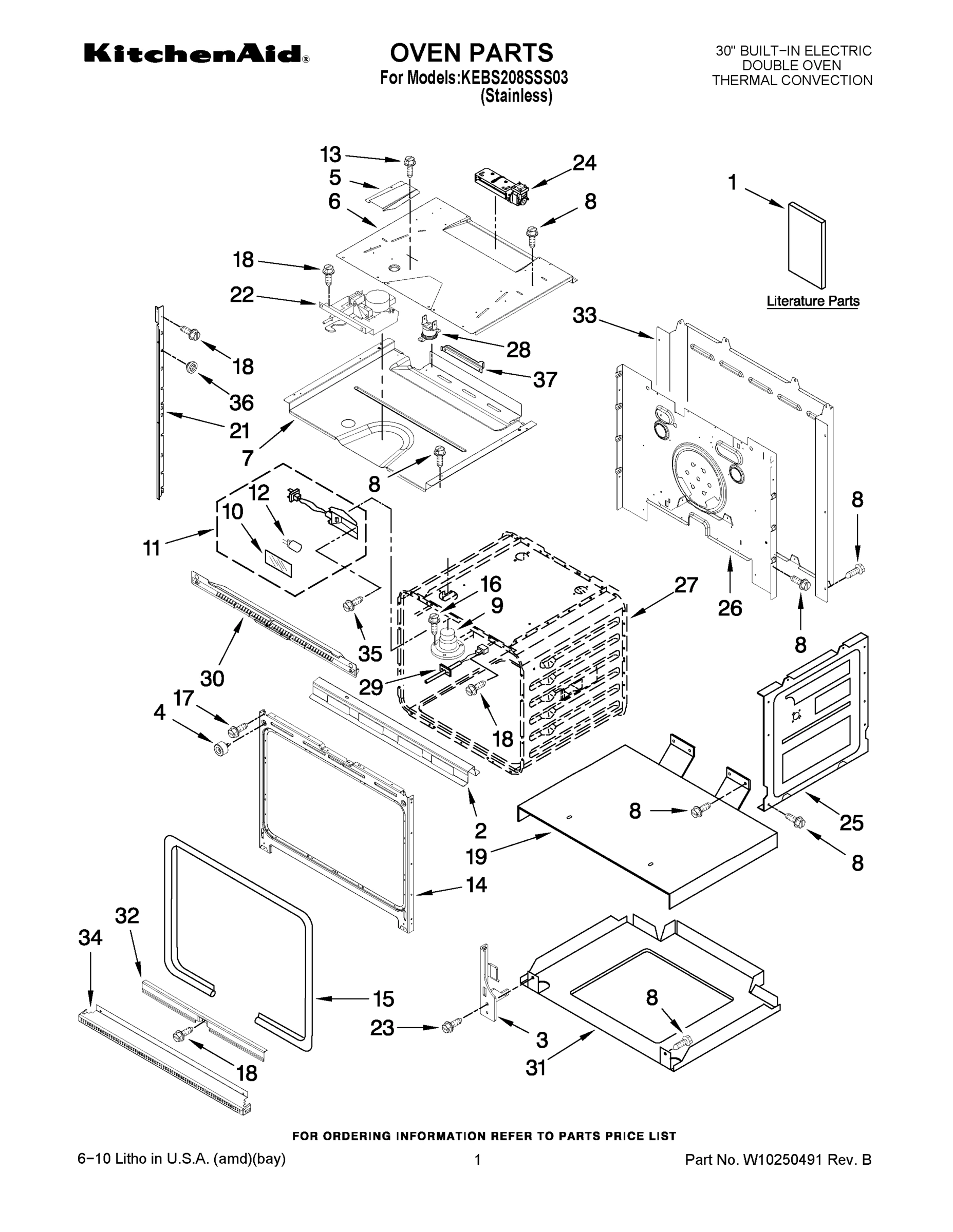 01 - OVEN PARTS