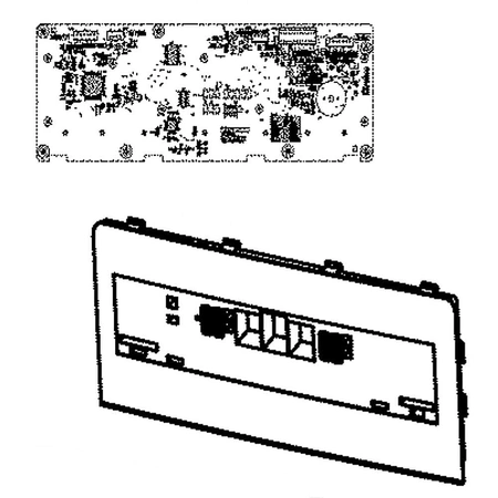 ACQ86409713 LG Refrigerator Display Cover Ass