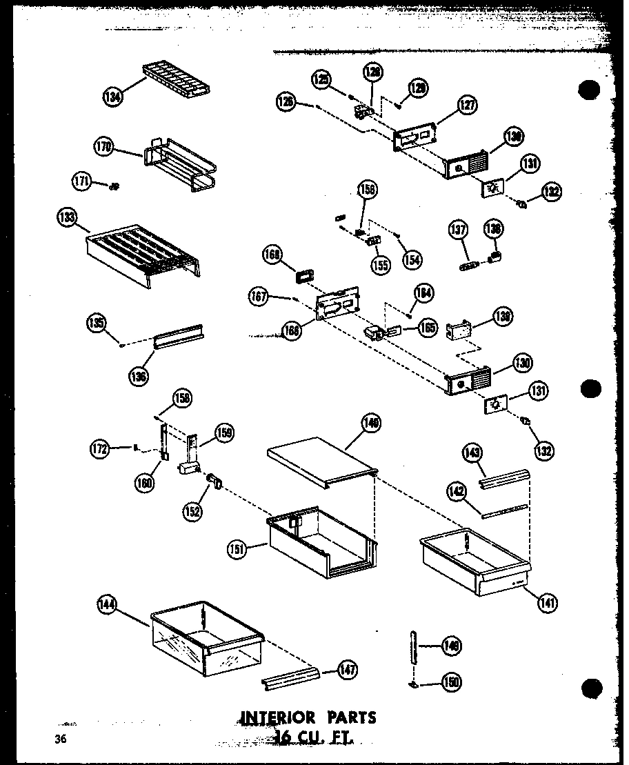 05 - INTERIOR PARTS 16 CU. FT.