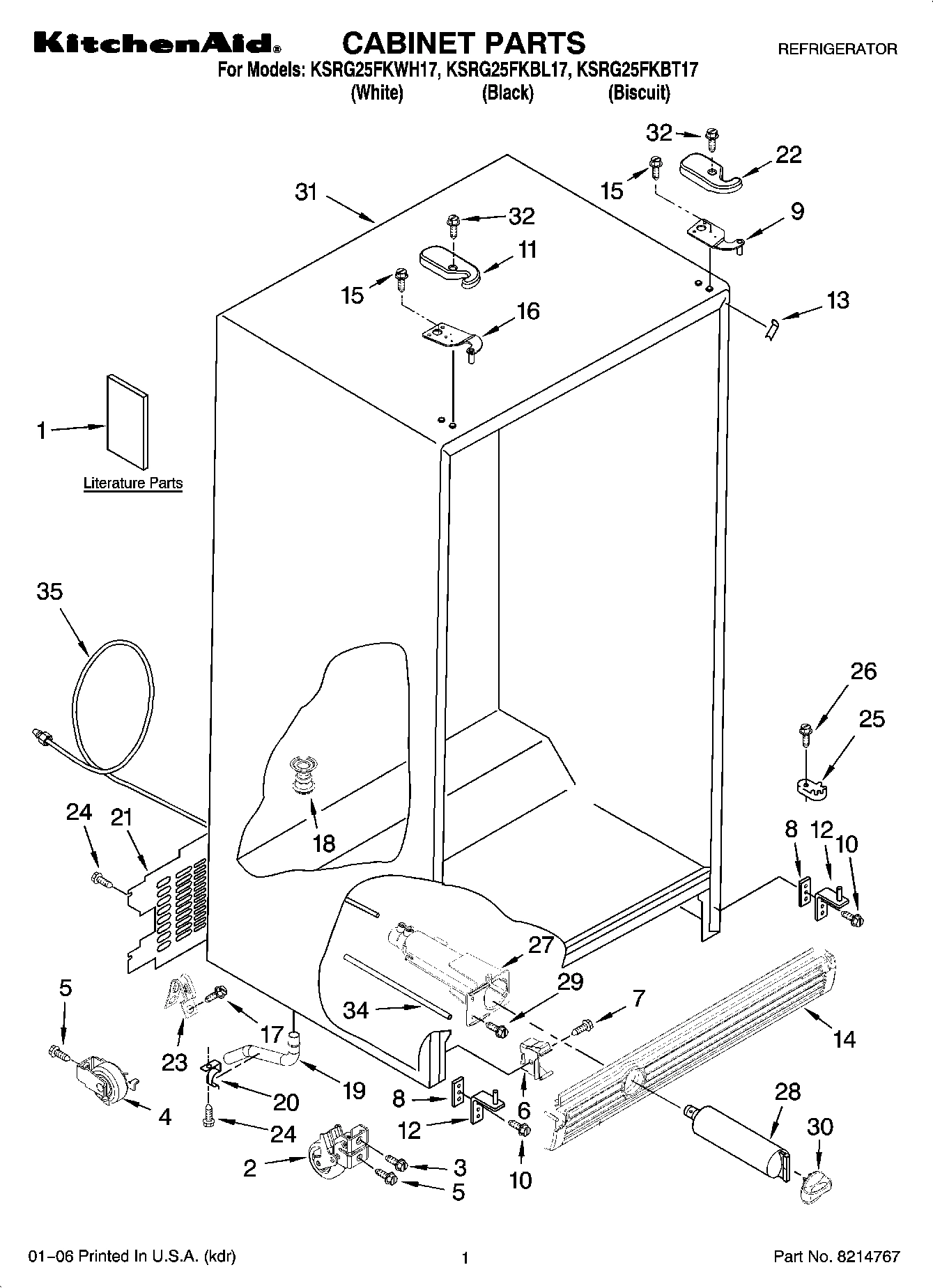 01 - CABINET PARTS