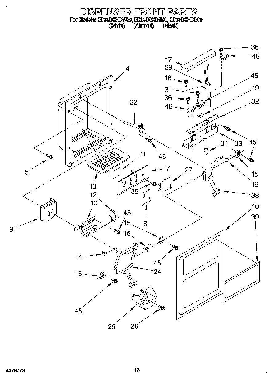 08 - DISPENSER FRONT