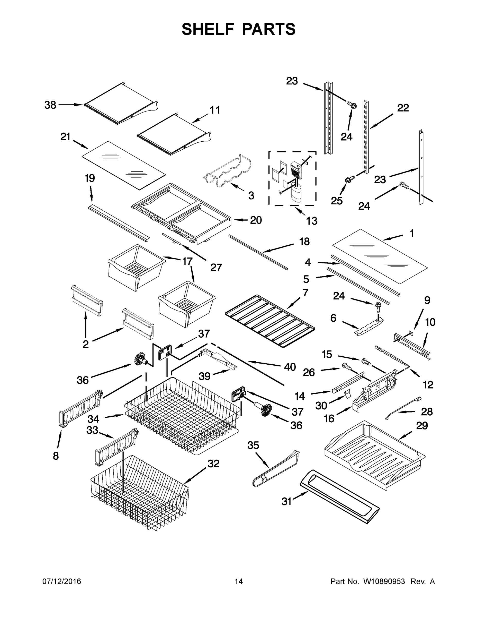 08 - SHELF PARTS