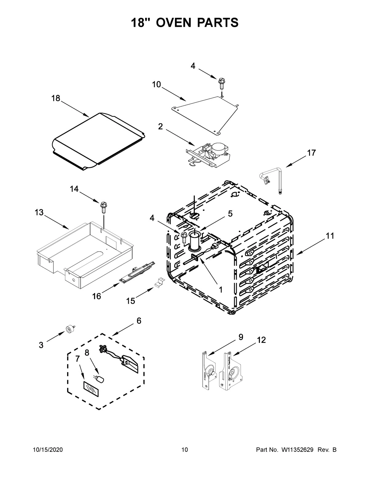06 - 18" OVEN PARTS