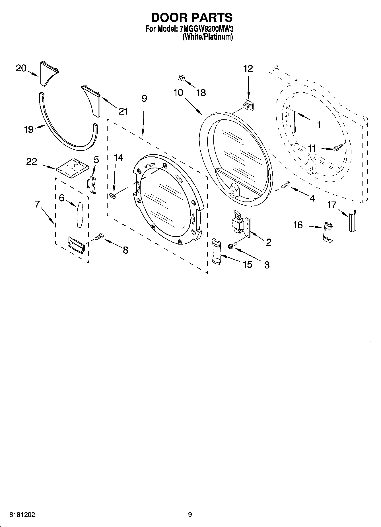05 - DOOR PARTS, OPTIONAL PARTS (NOT INCLUDED)