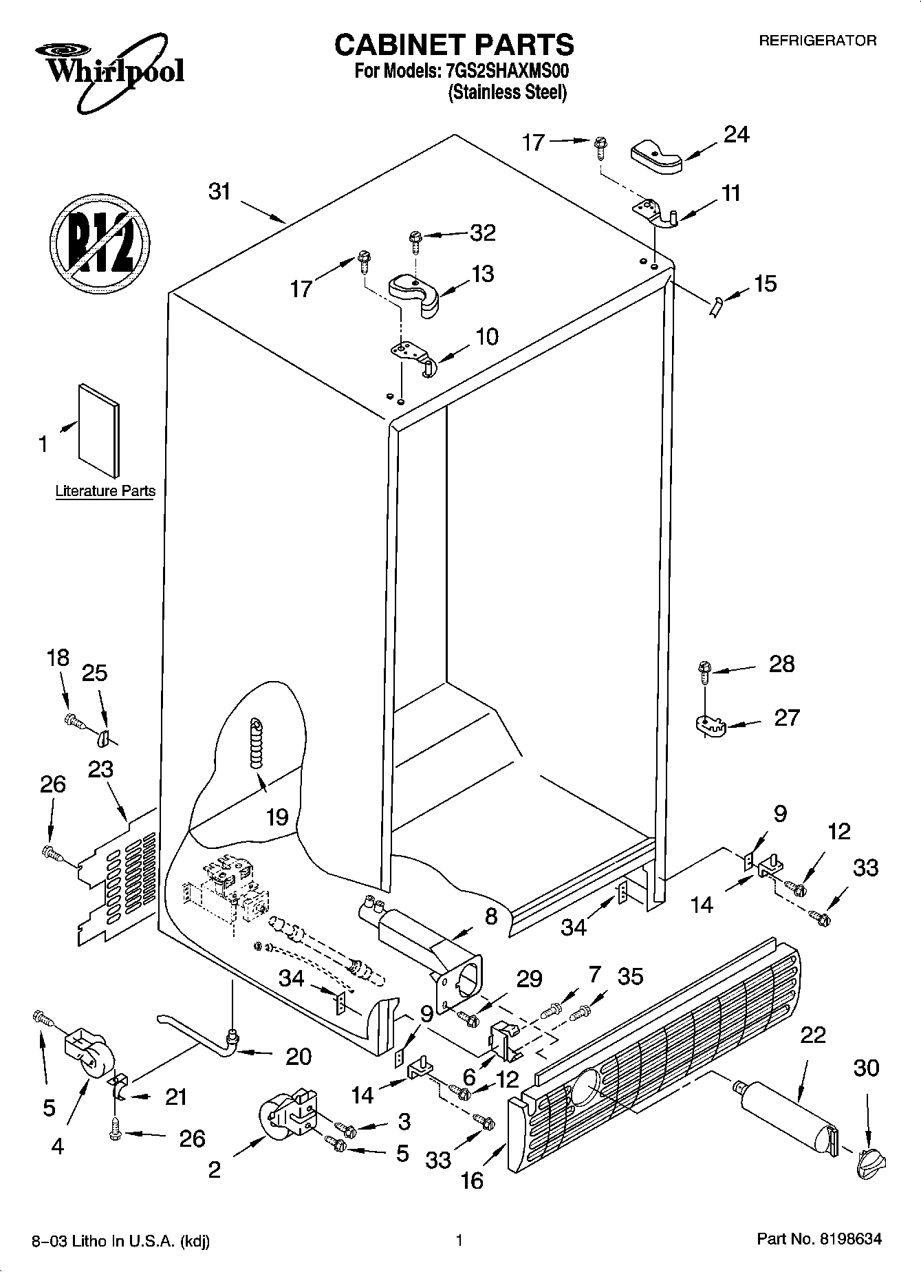 01 - CABINET PARTS