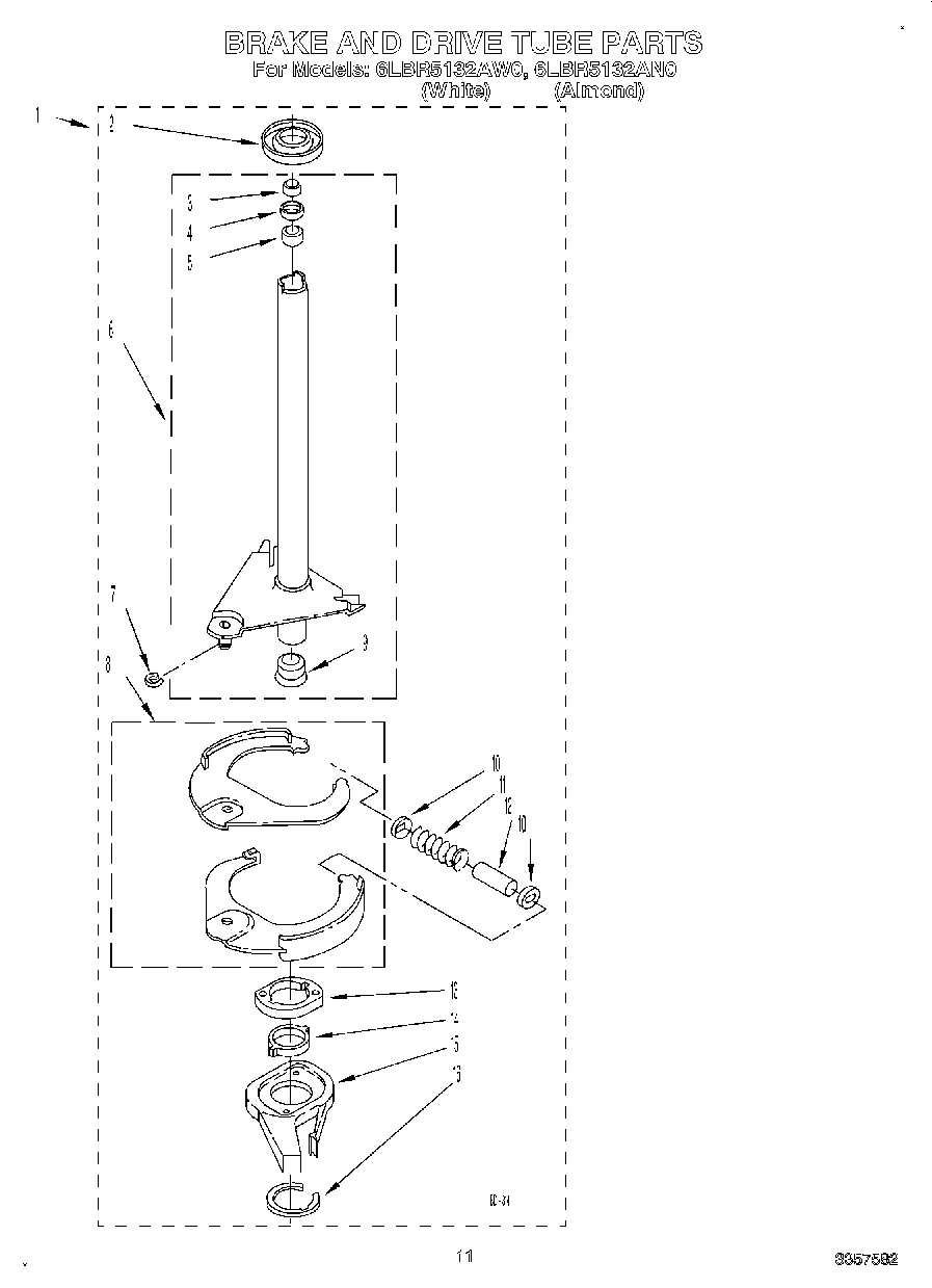 08 - BRAKE AND DRIVE TUBE