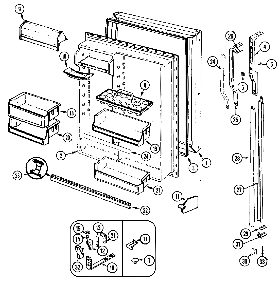 04 - FRESH FOOD DOOR