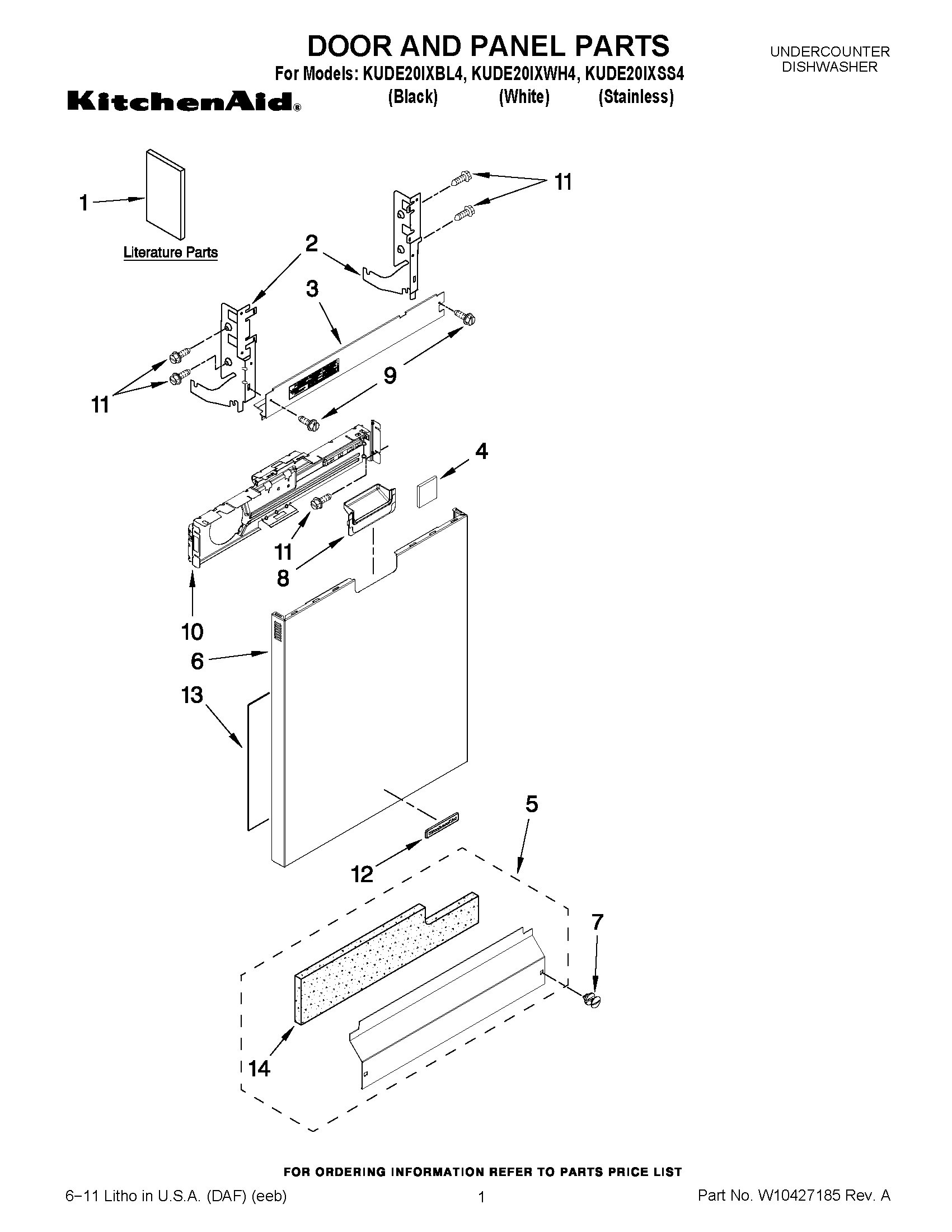 01 - DOOR AND PANEL PARTS