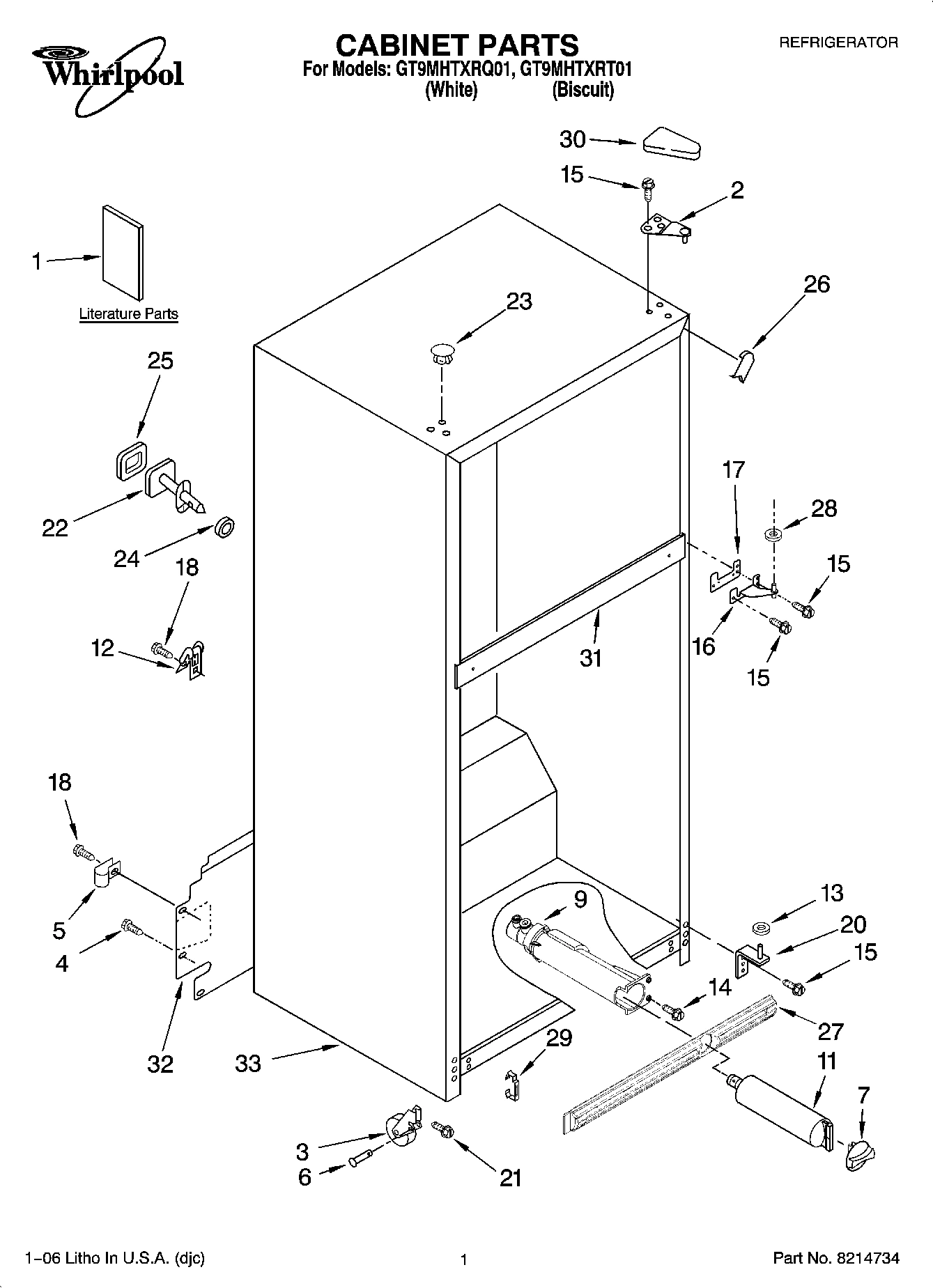 01 - CABINET PARTS