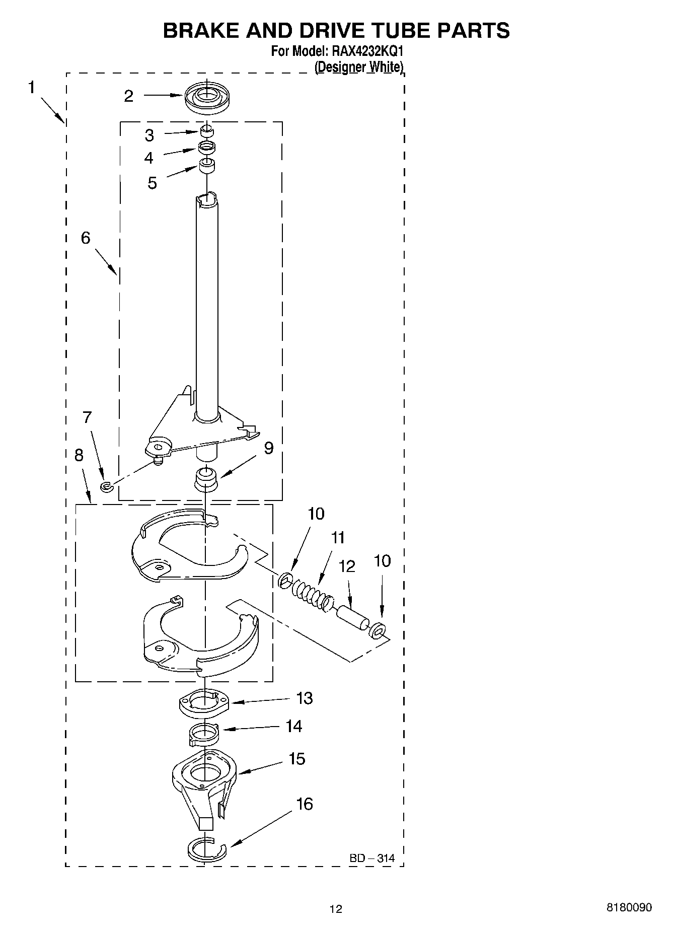 08 - BRAKE AND DRIVE TUBE PARTS
