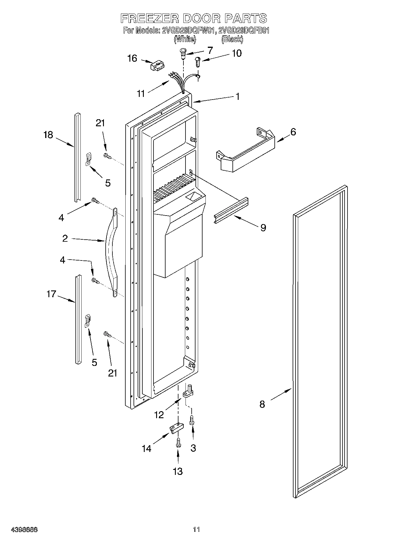 07 - FREEZER DOOR