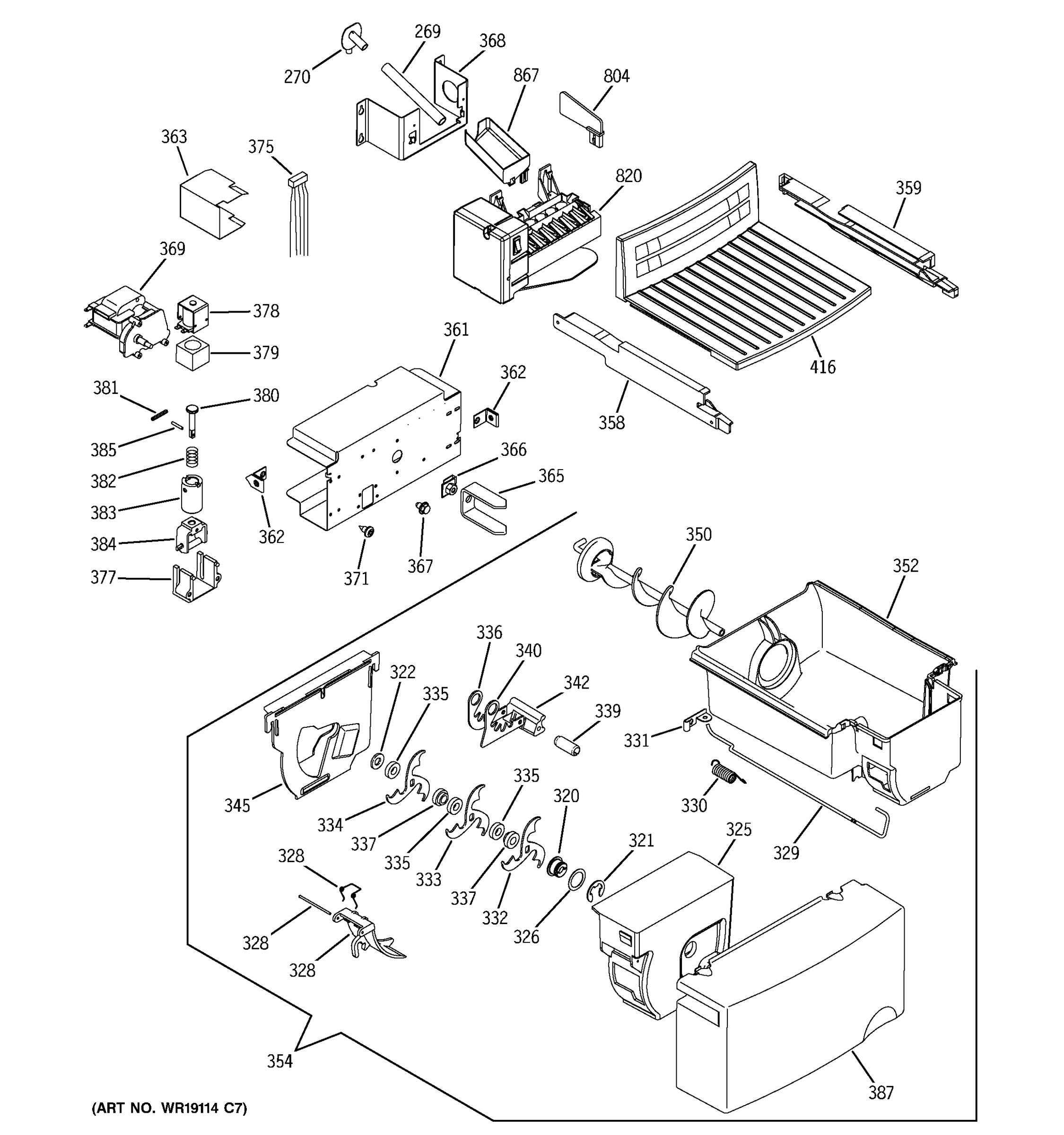 ICE MAKER & DISPENSER