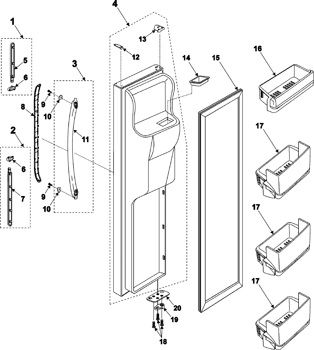 04 - FREEZER DOOR