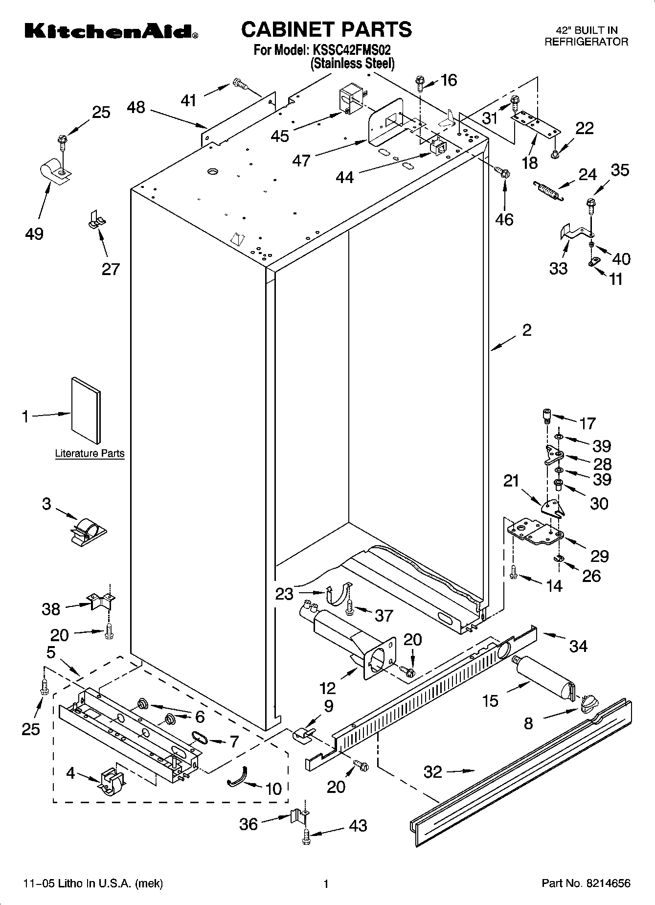 01 - CABINET PARTS