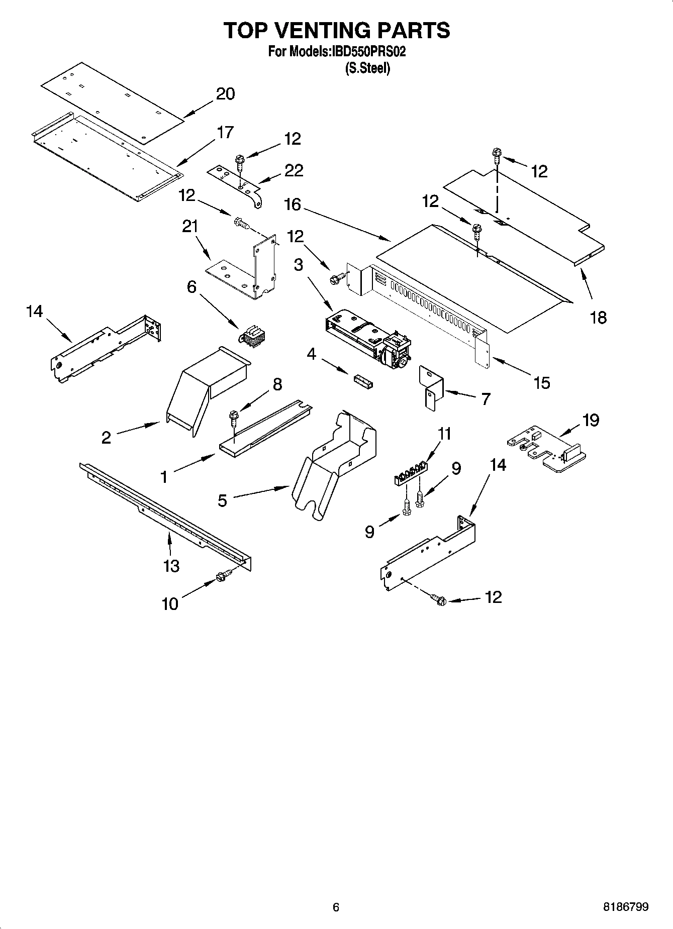 05 - TOP VENTING PARTS, OPTIONAL PARTS