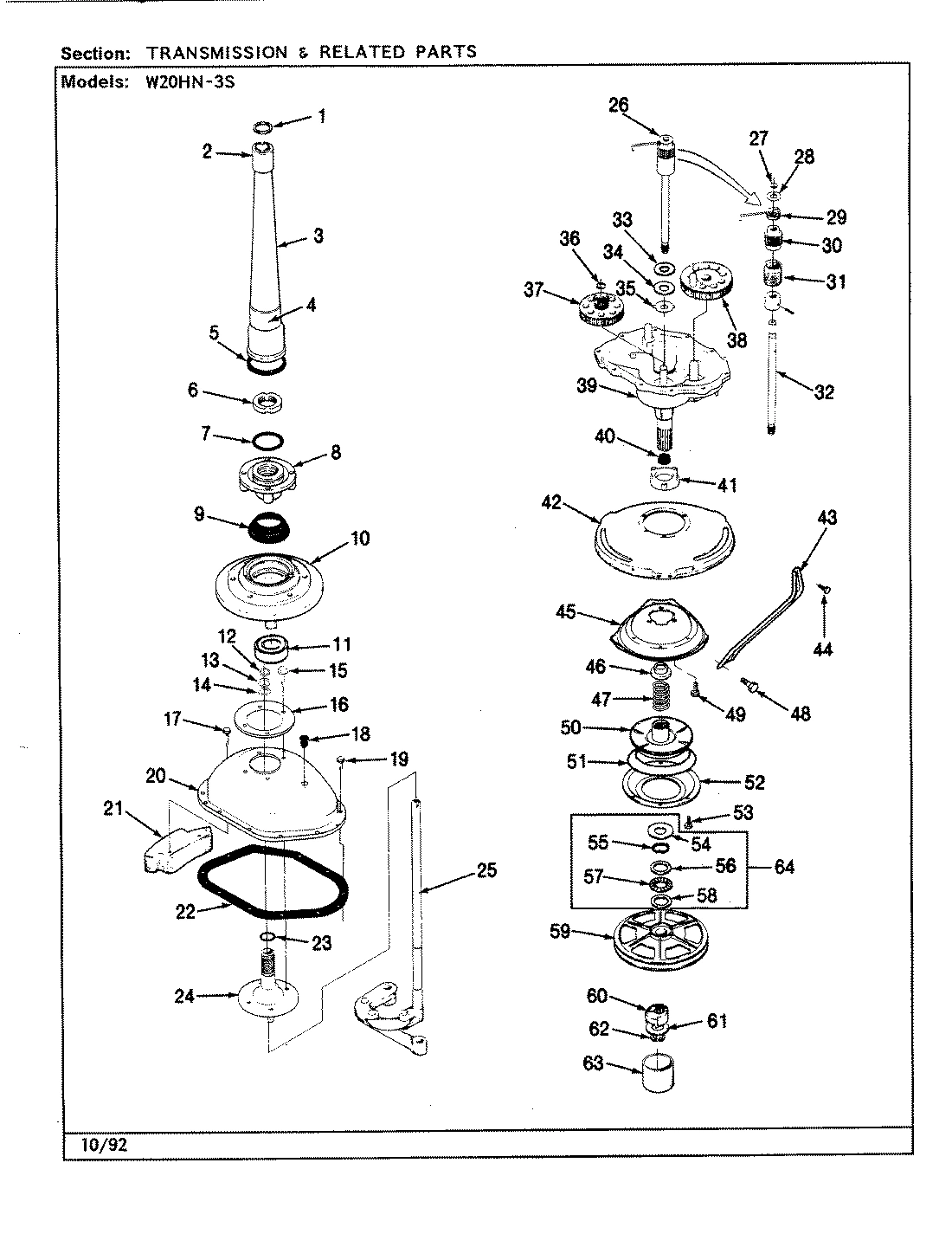 08 - TRANSMISSION (W20HN3S)(REV. A-E)