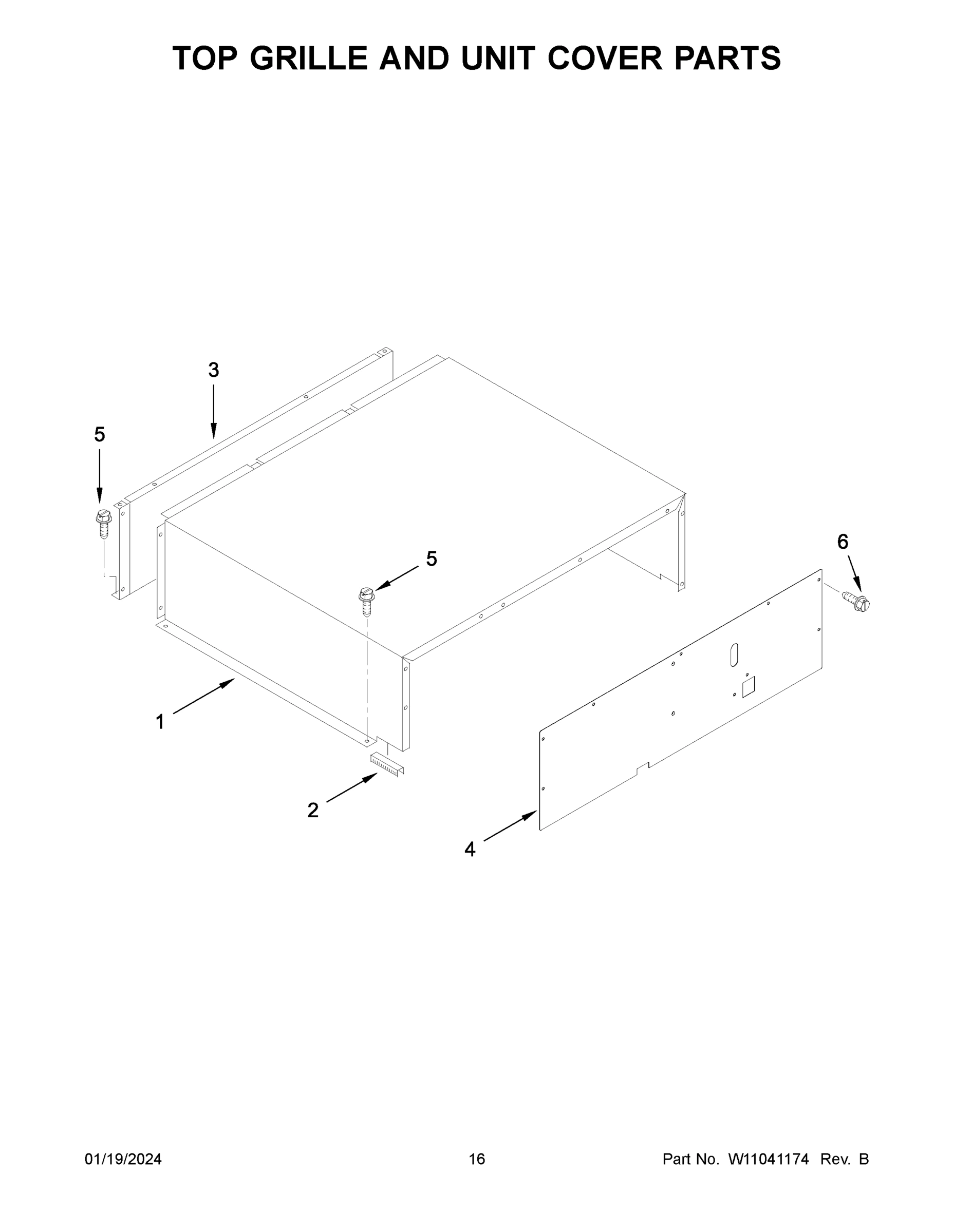 09 - TOP GRILLE AND UNIT COVER PARTS