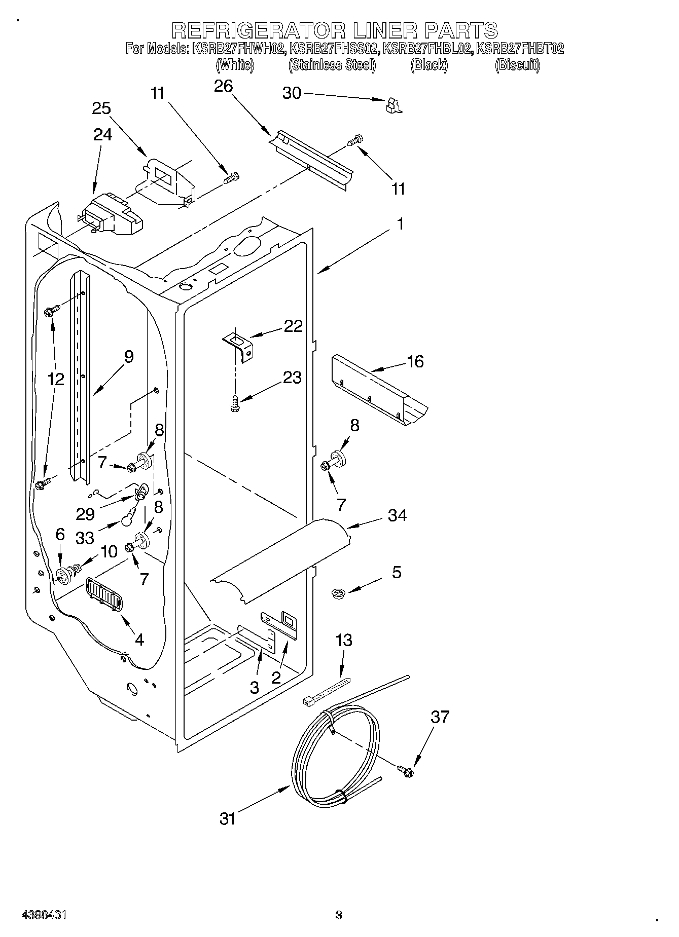 02 - REFRIGERATOR LINER