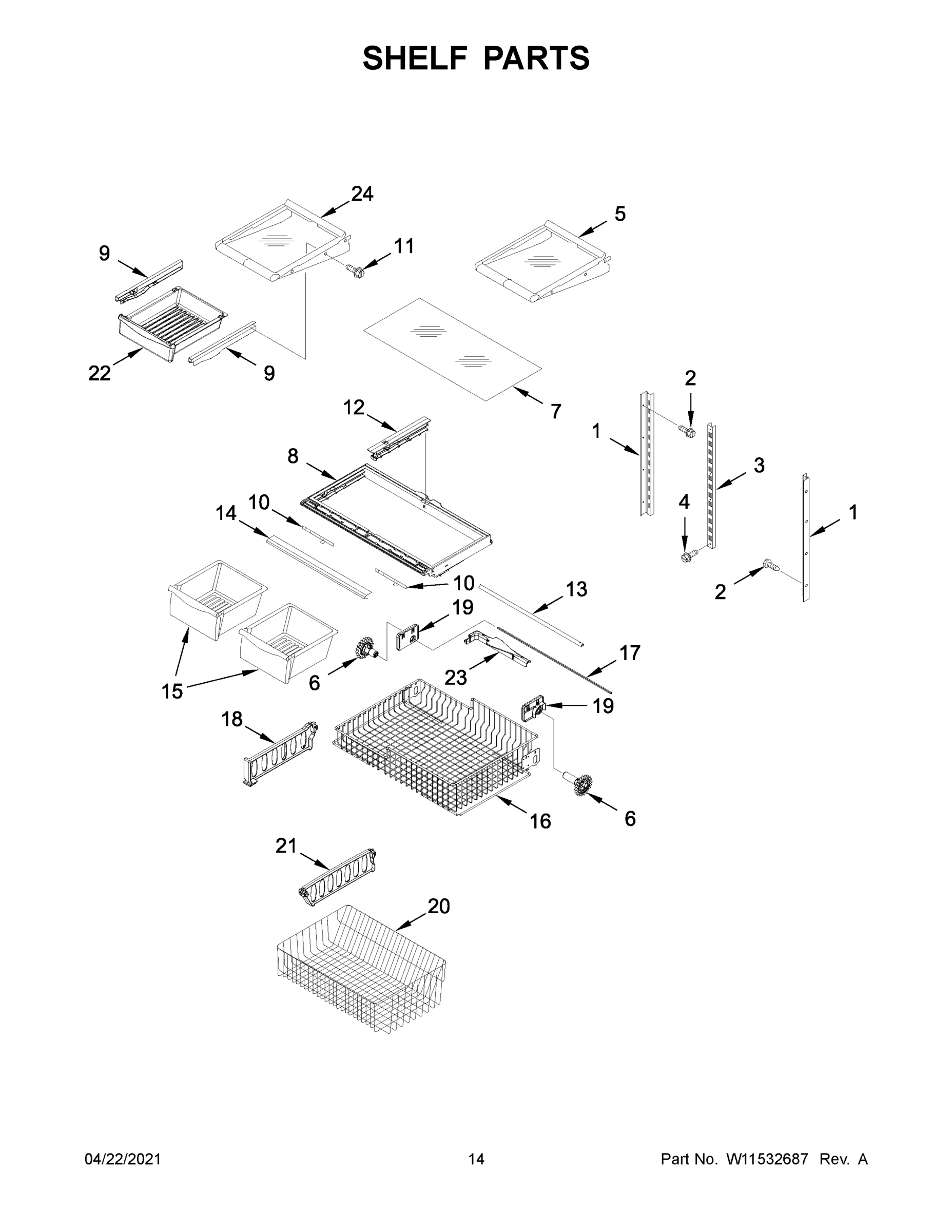 08 - SHELF PARTS