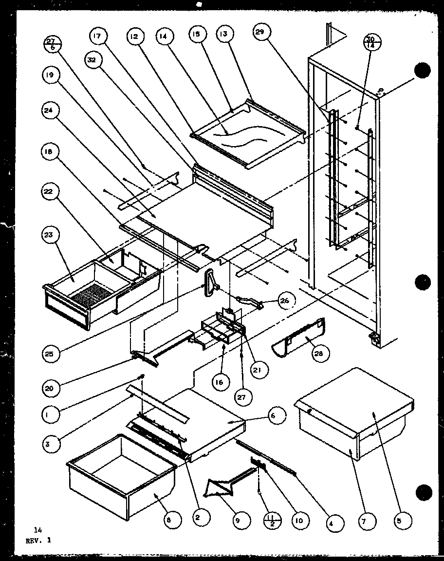 12 - REF SHELVING AND DRAWERS