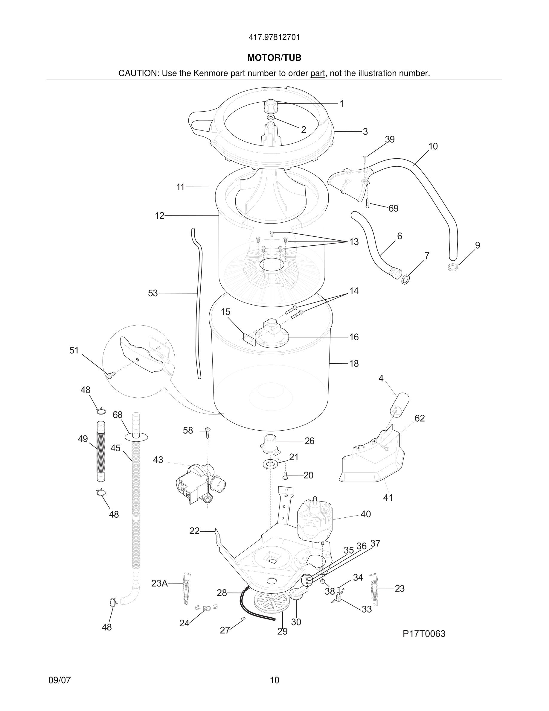 11 - MOTOR/TUB