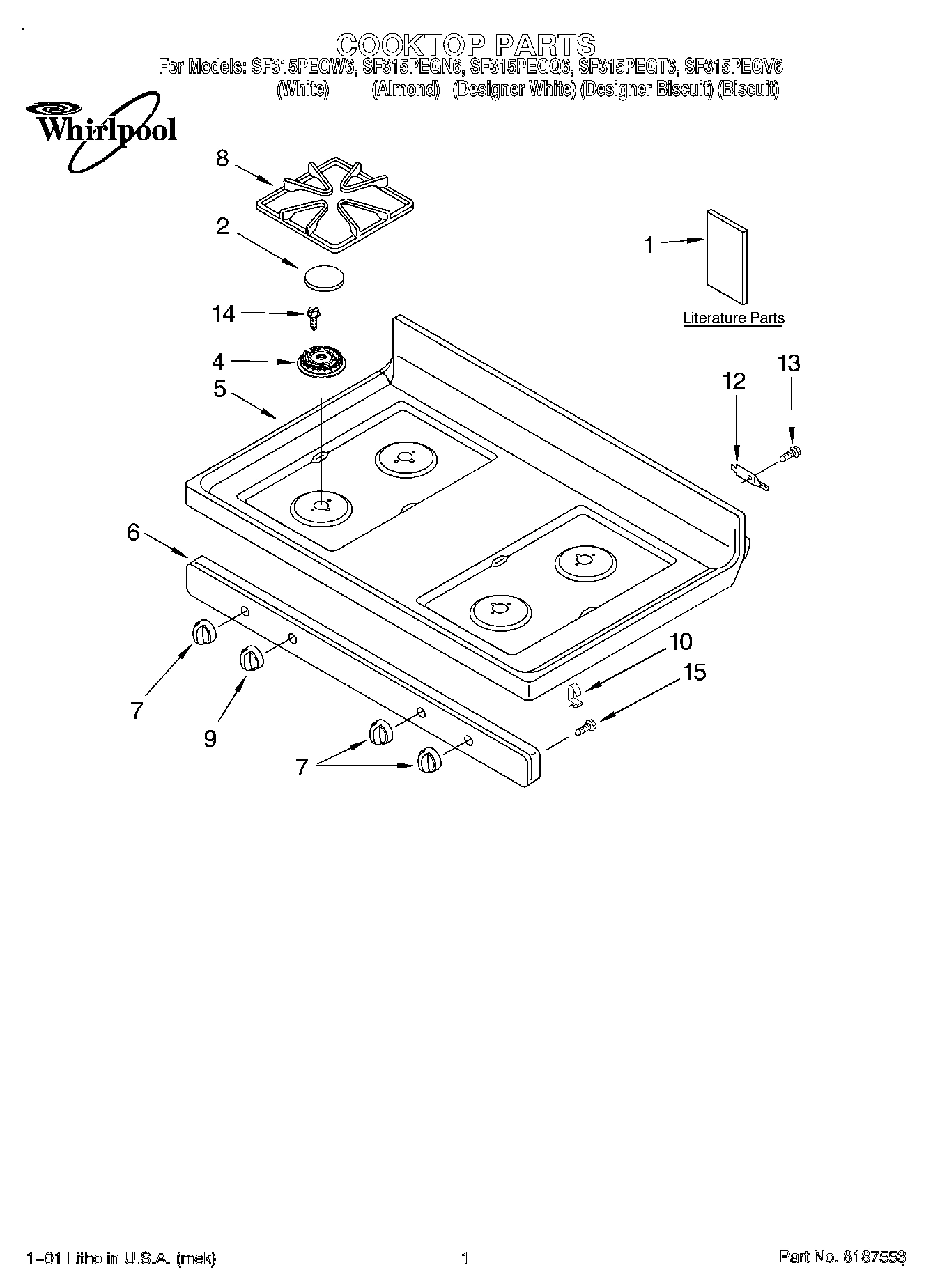 01 - COOKTOP, LITERATURE