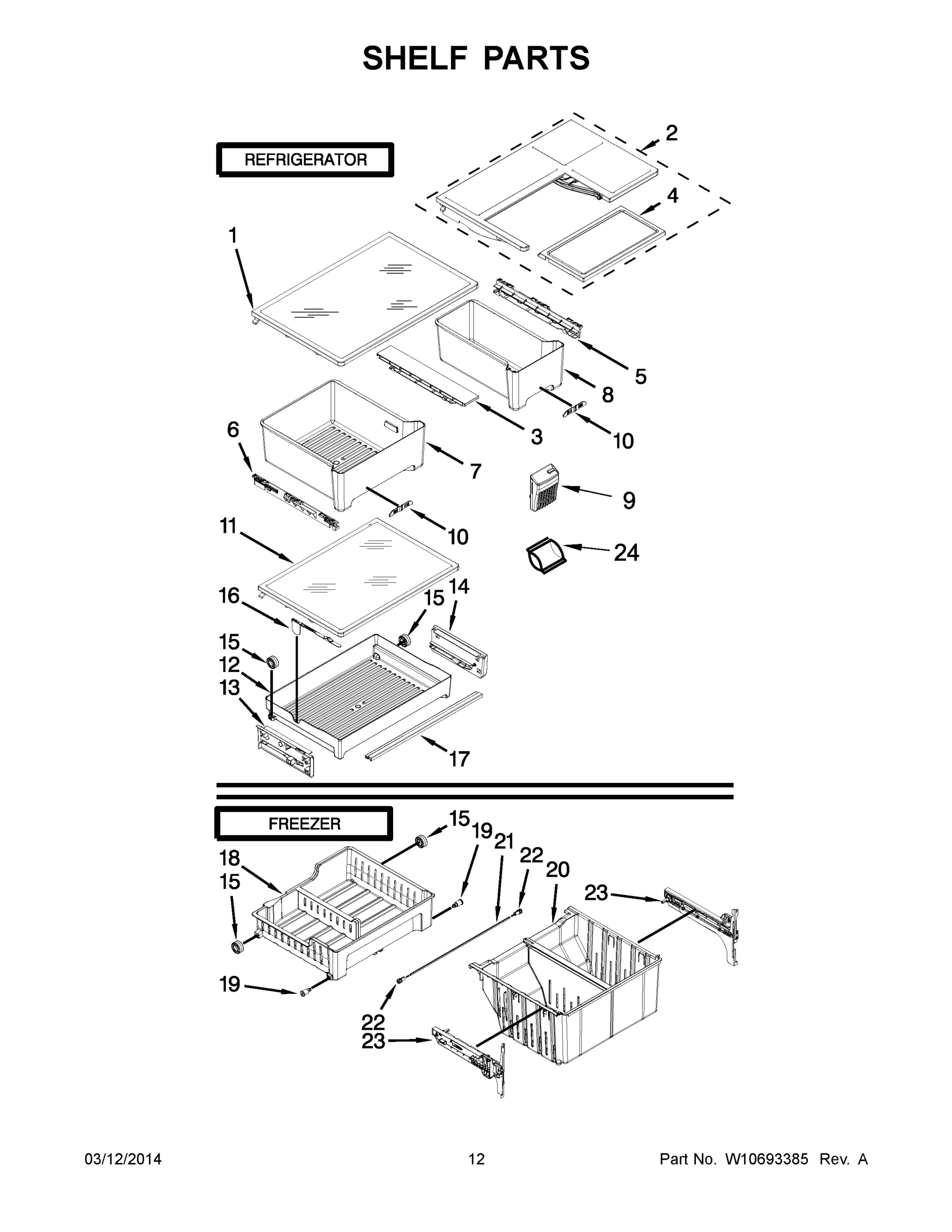 07 - SHELF PARTS