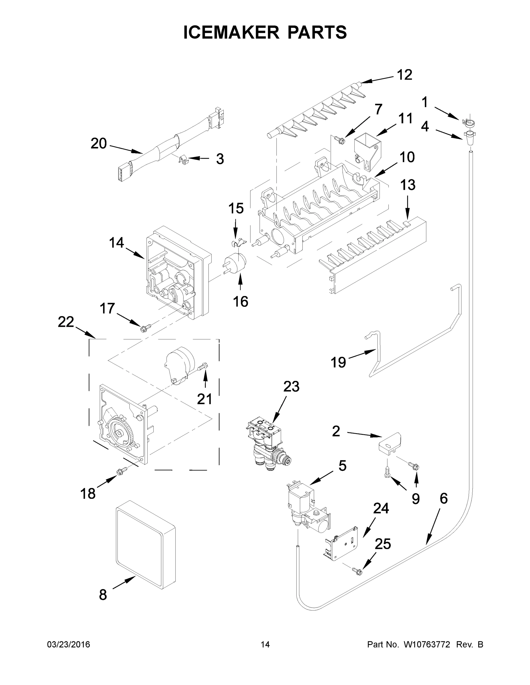 08 - ICEMAKER PARTS