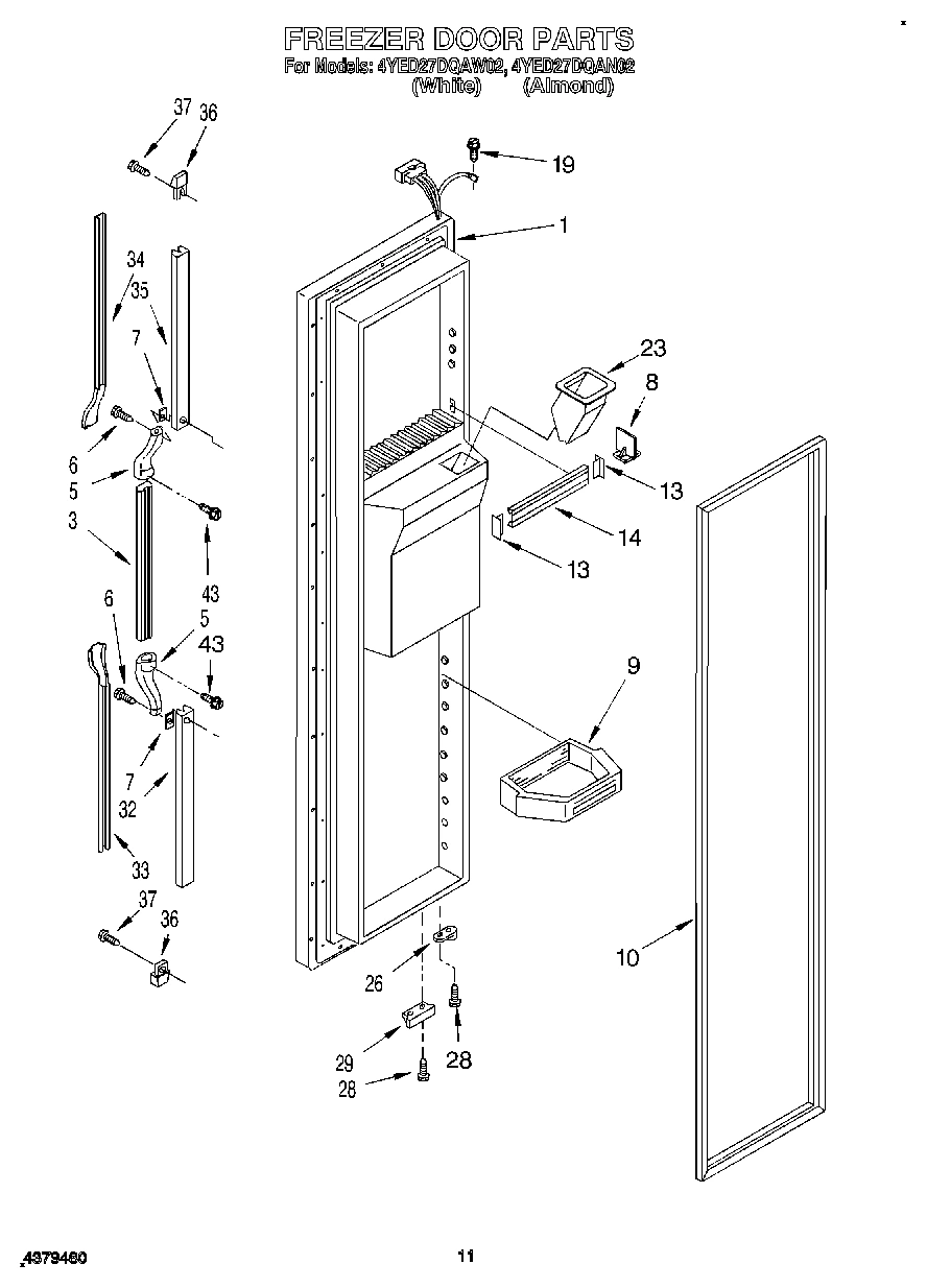 07 - FREEZER DOOR