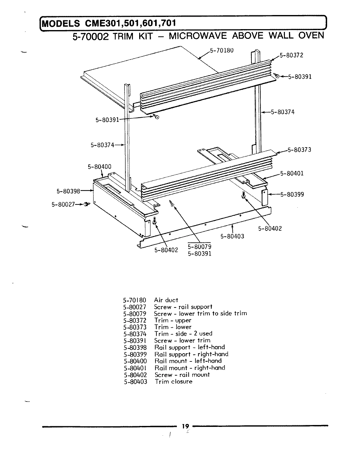 03 - BUILT-IN TRIM KIT