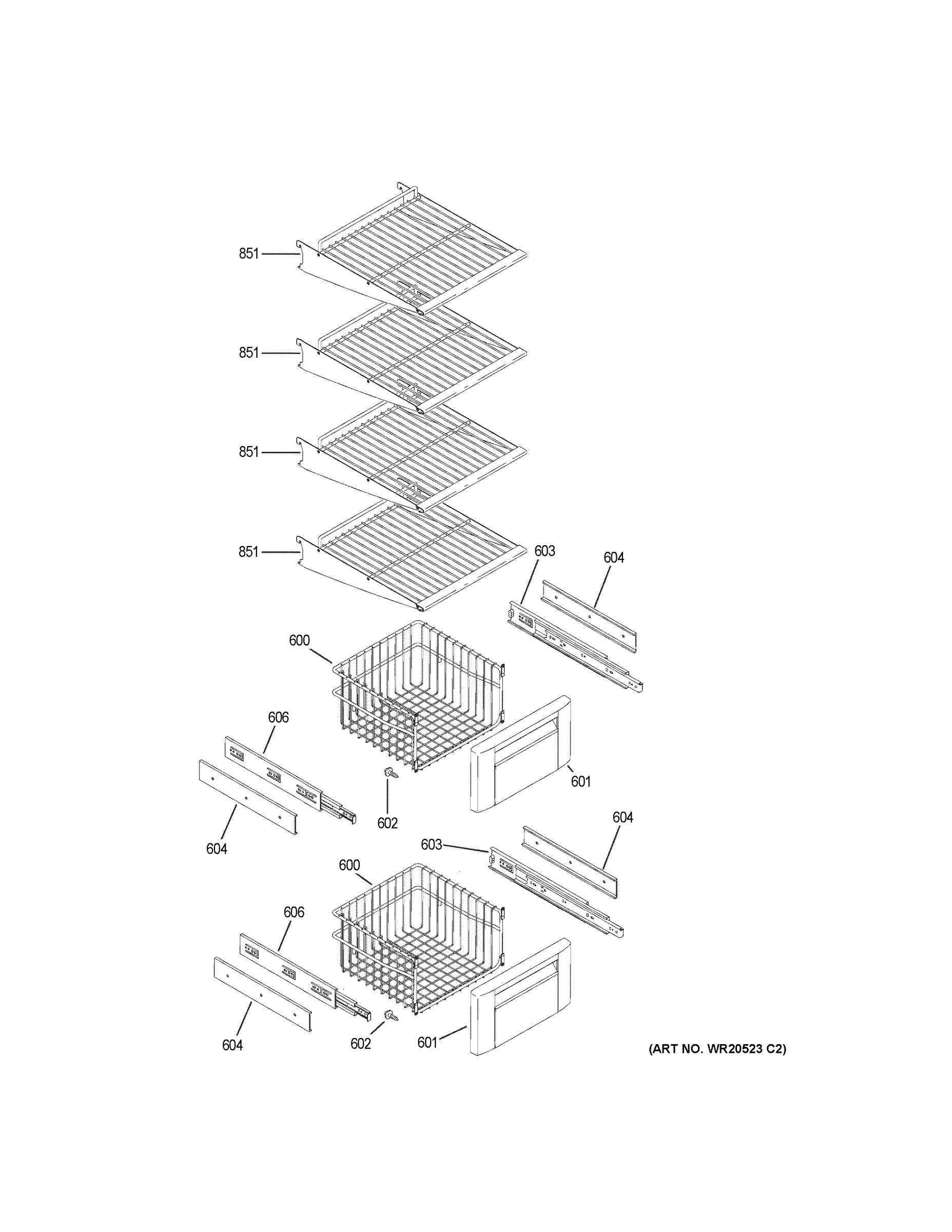 FREEZER SHELVES