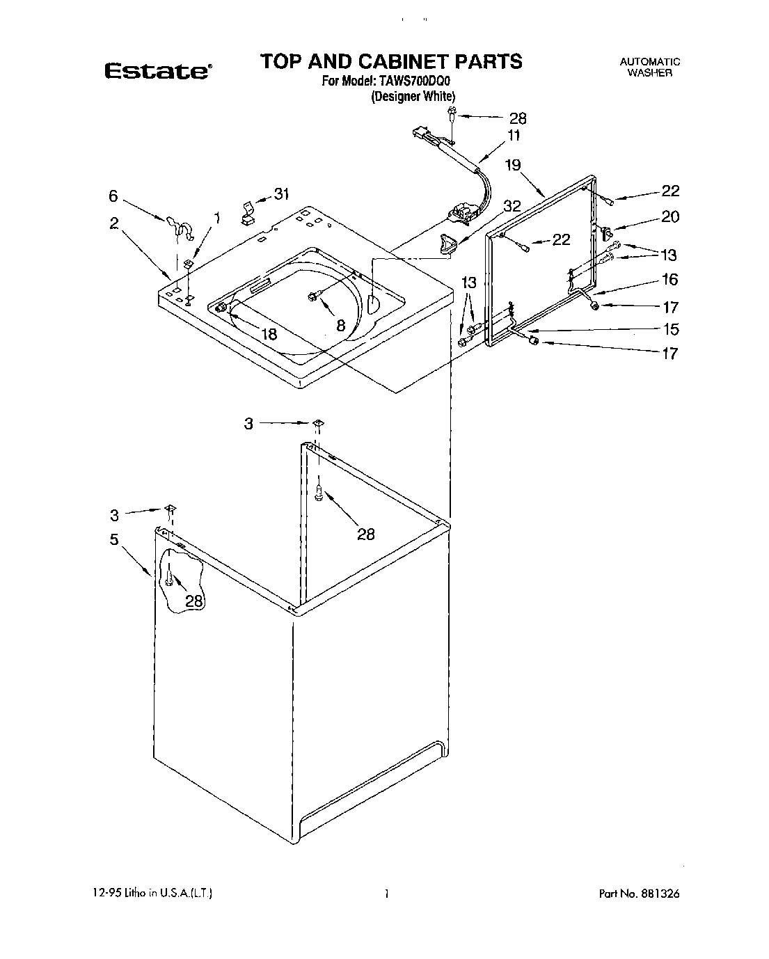 01 - TOP AND CABINET