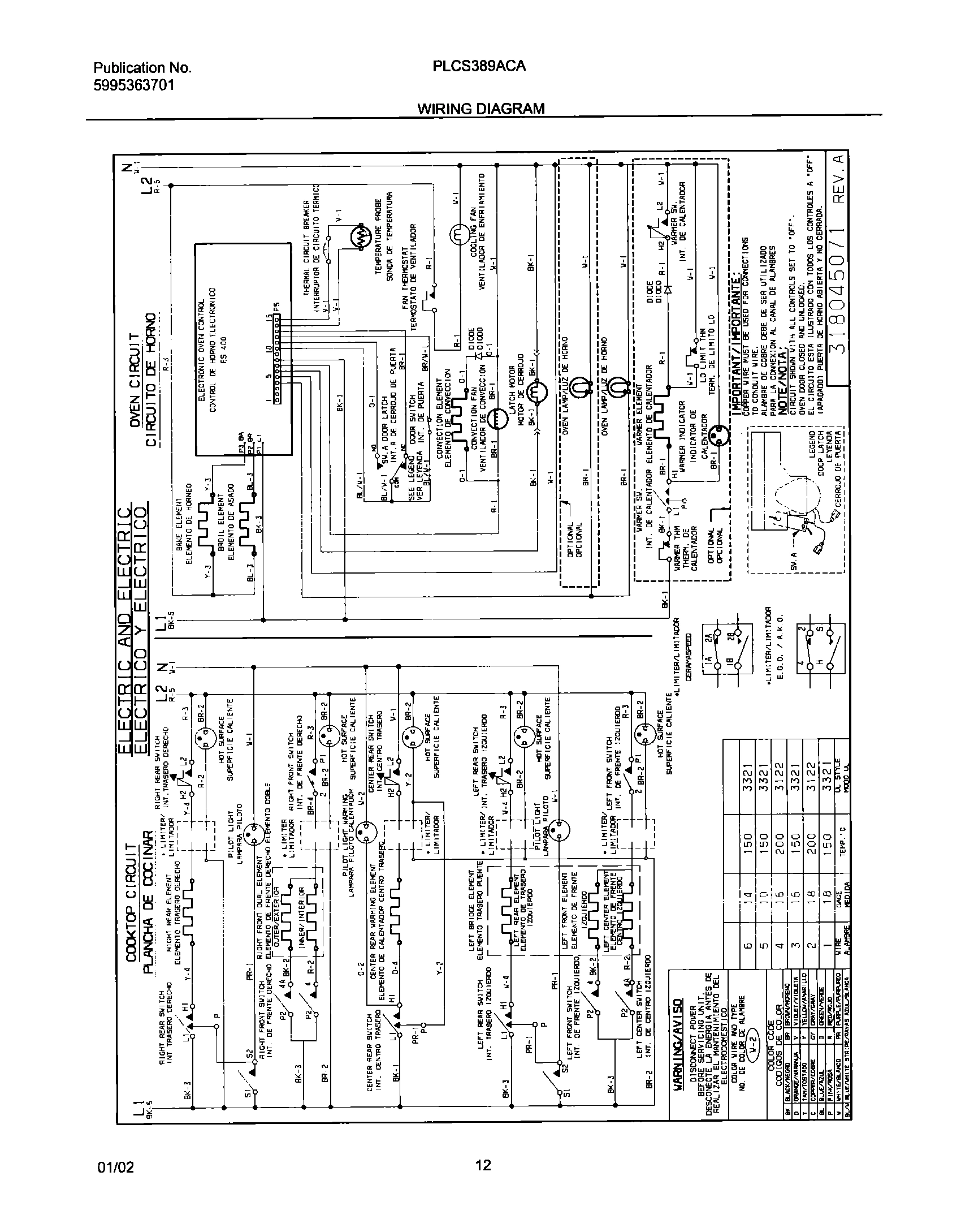12 - WIRUNG DIAGRAM