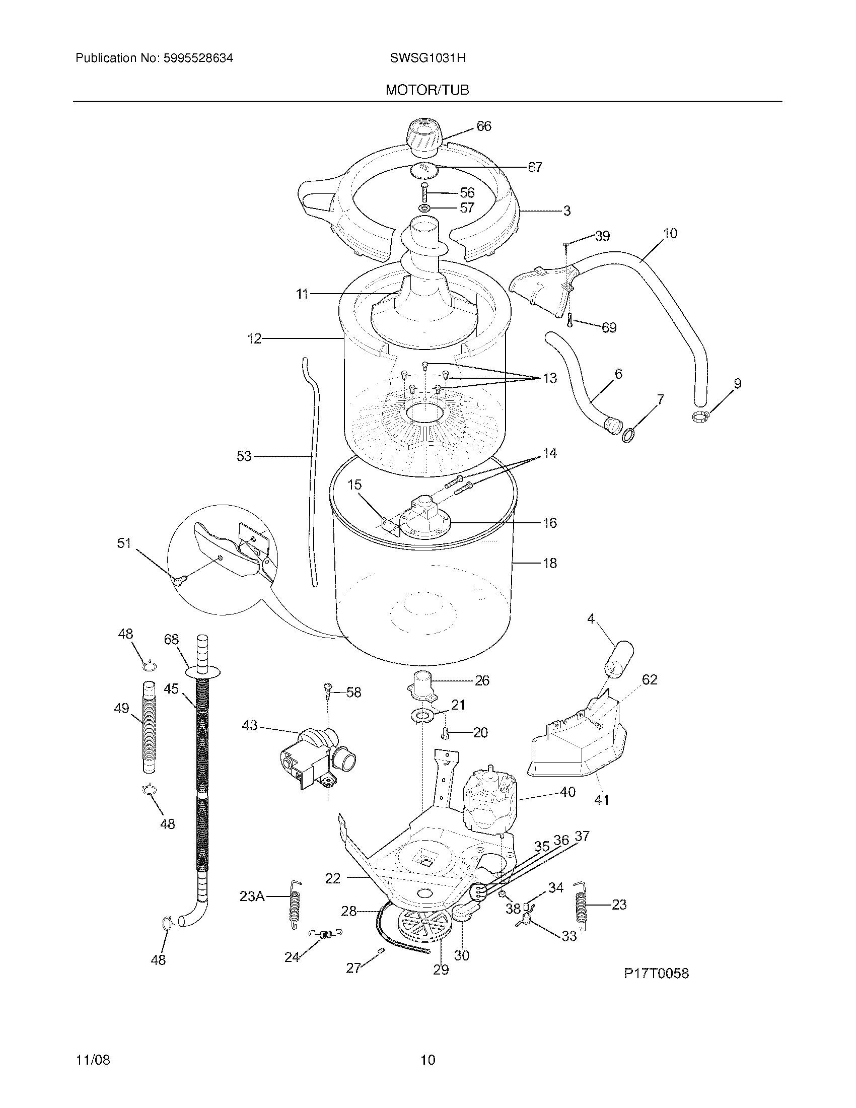 11 - MOTOR/TUB