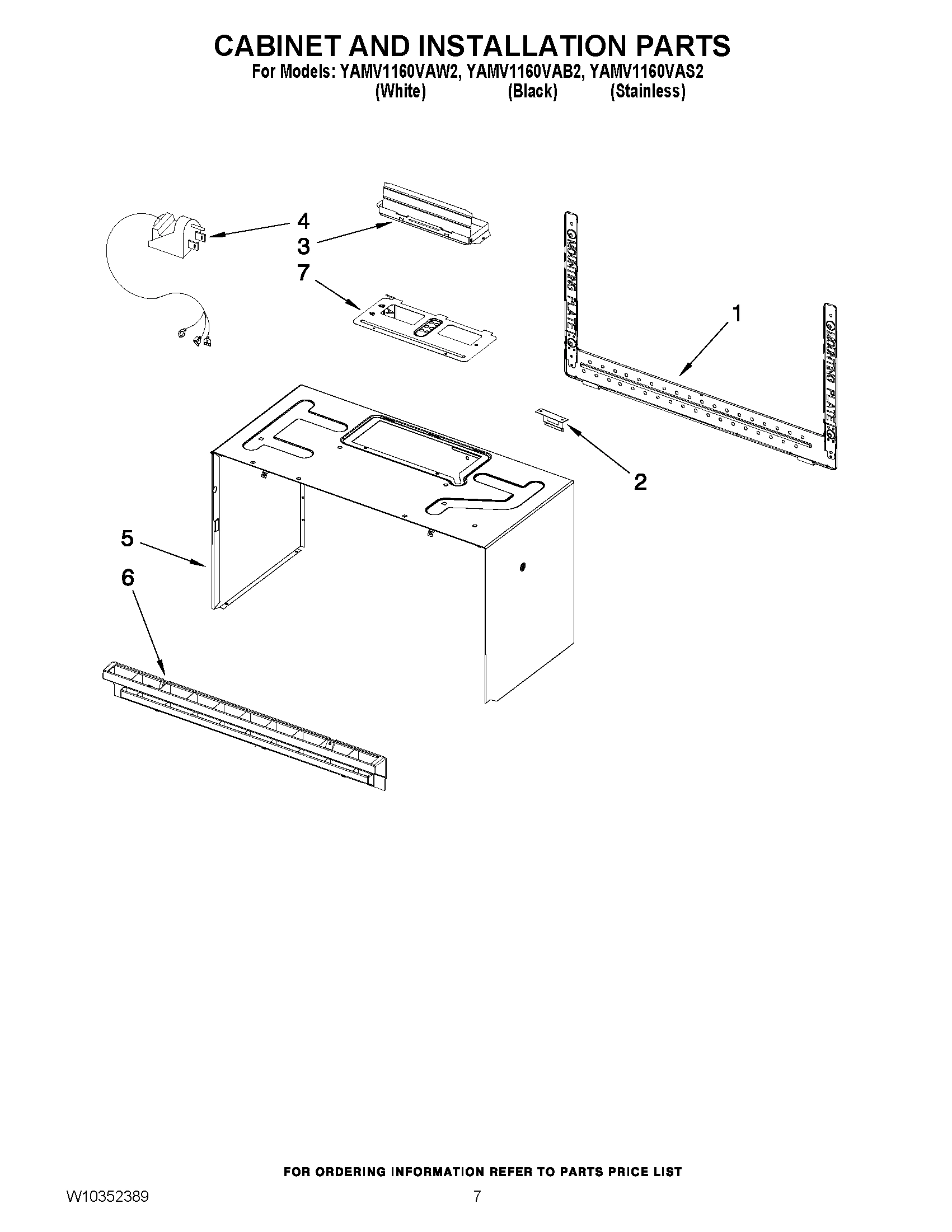 06 - CABINET AND INSTALLATION PARTS