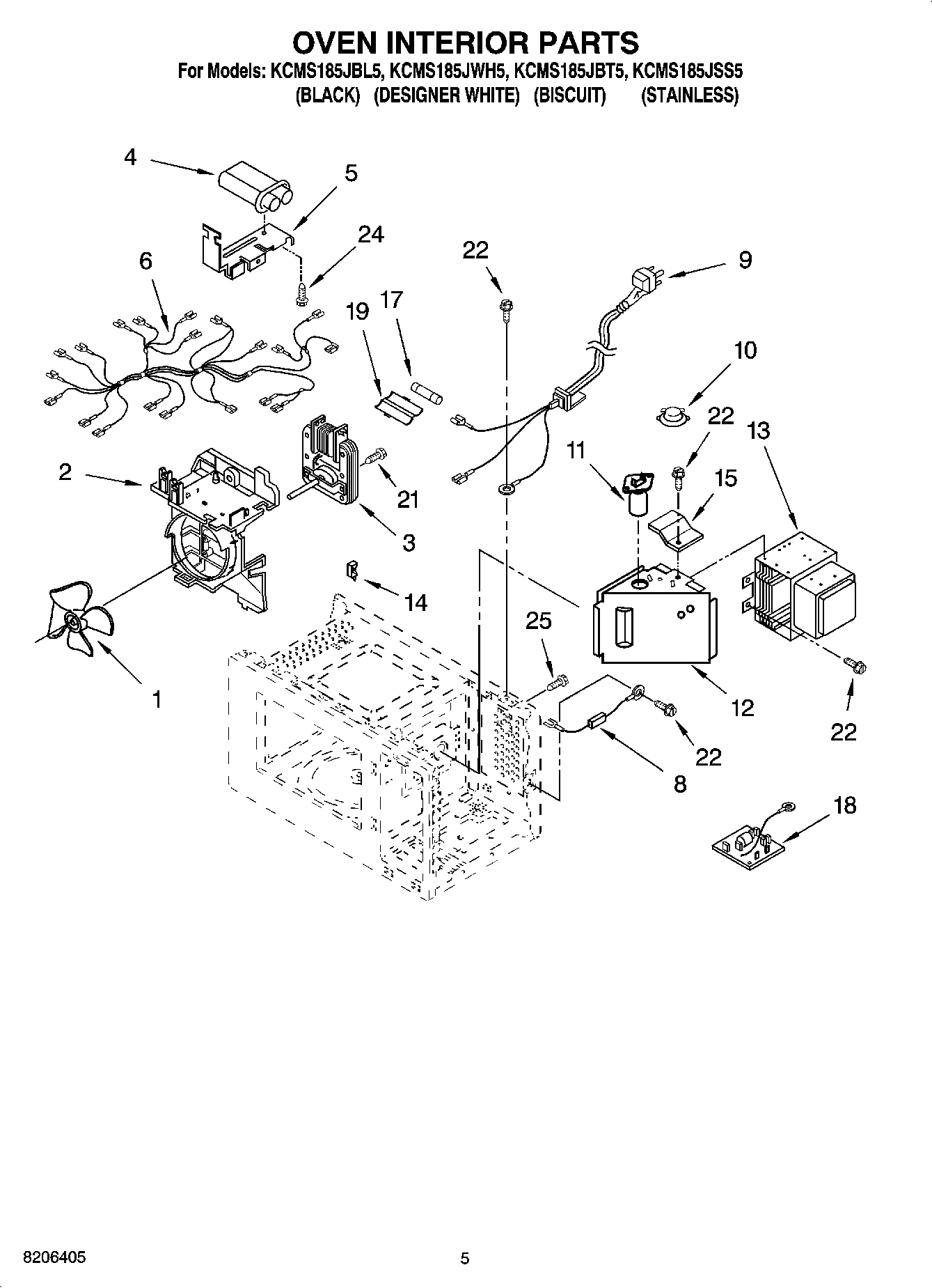05 - OVEN INTERIOR PARTS