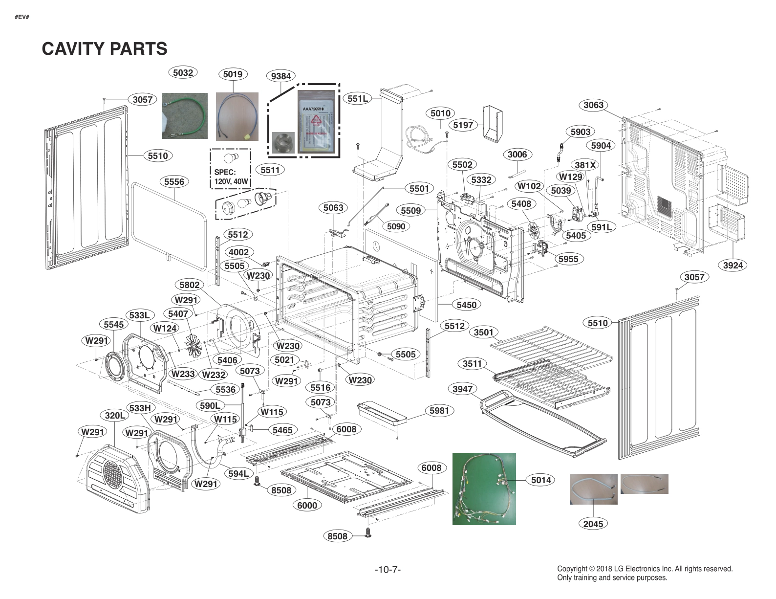 CAVITY PARTS