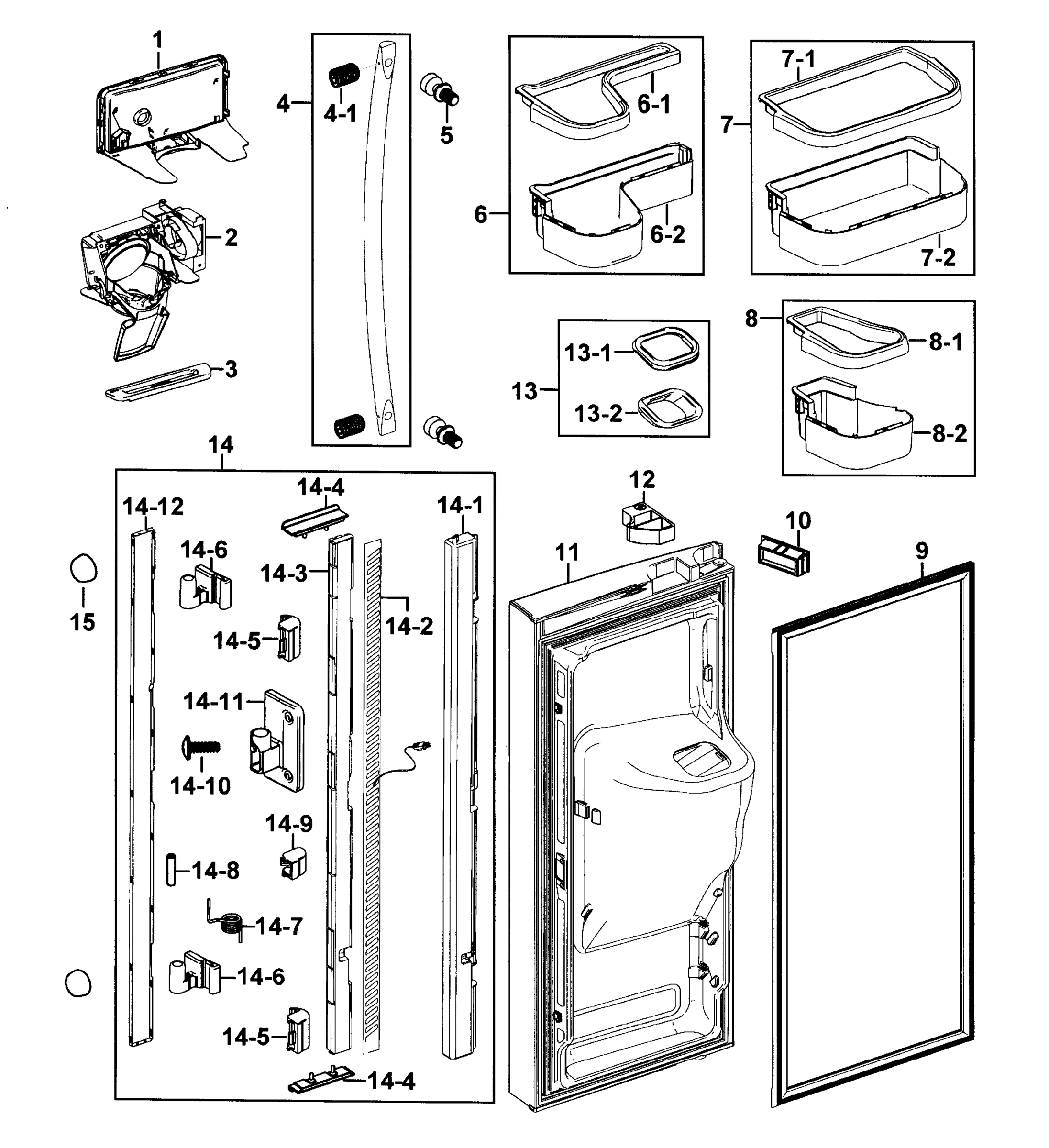 Refrigerator Door-L