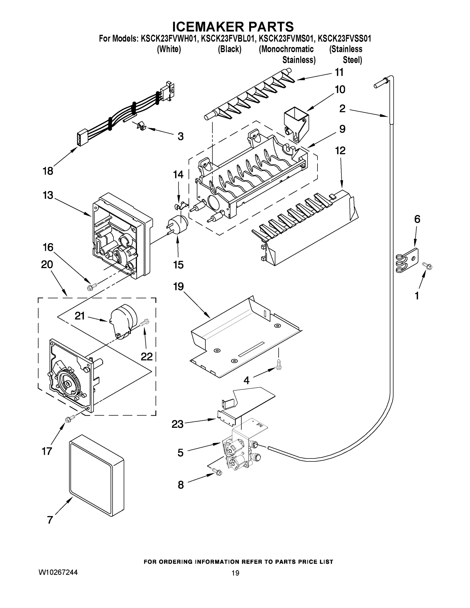 12 - ICEMAKER PARTS