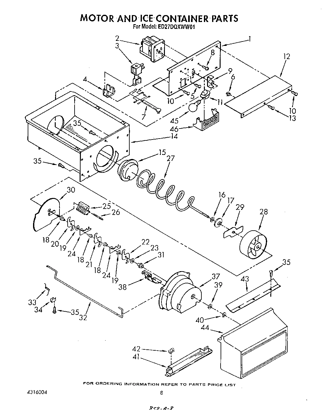 06 - MOTOR AND ICE CONTAINER