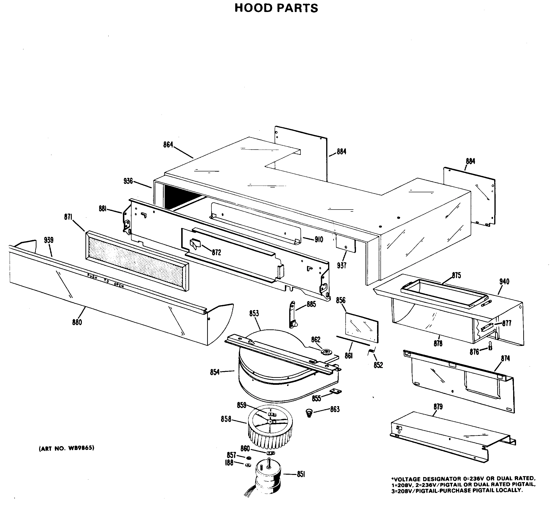 HOOD PARTS