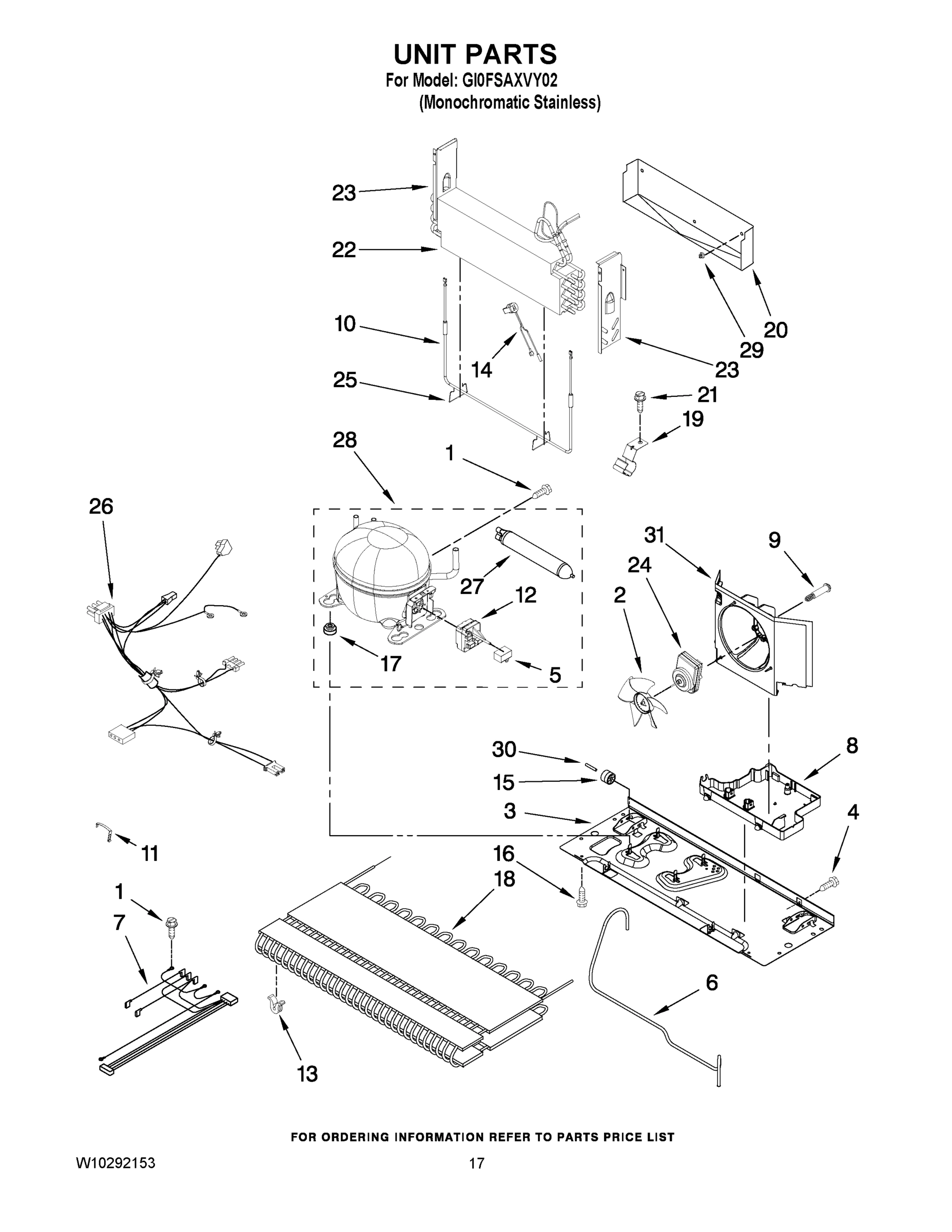 10 - UNIT PARTS