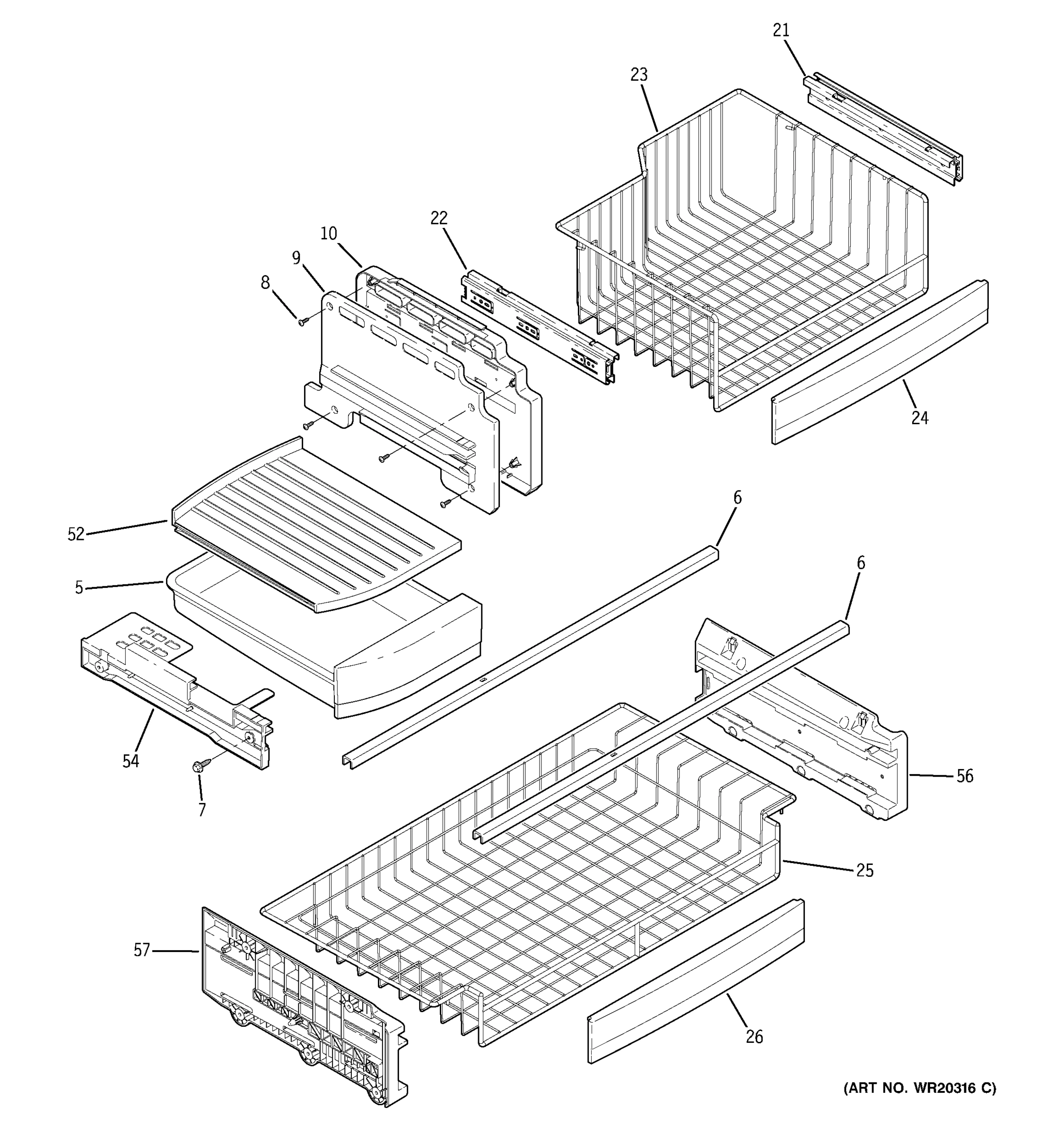 FREEZER SHELVES